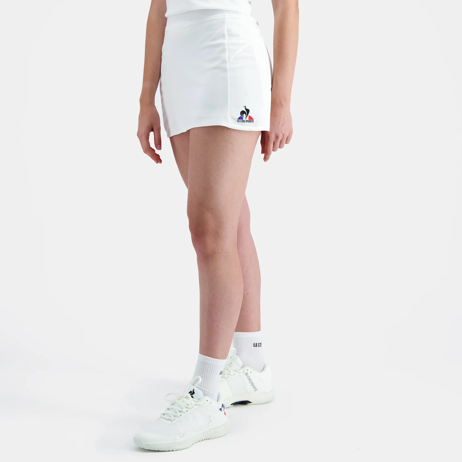 Le Coq Sportif Court Skirt - New Optical White