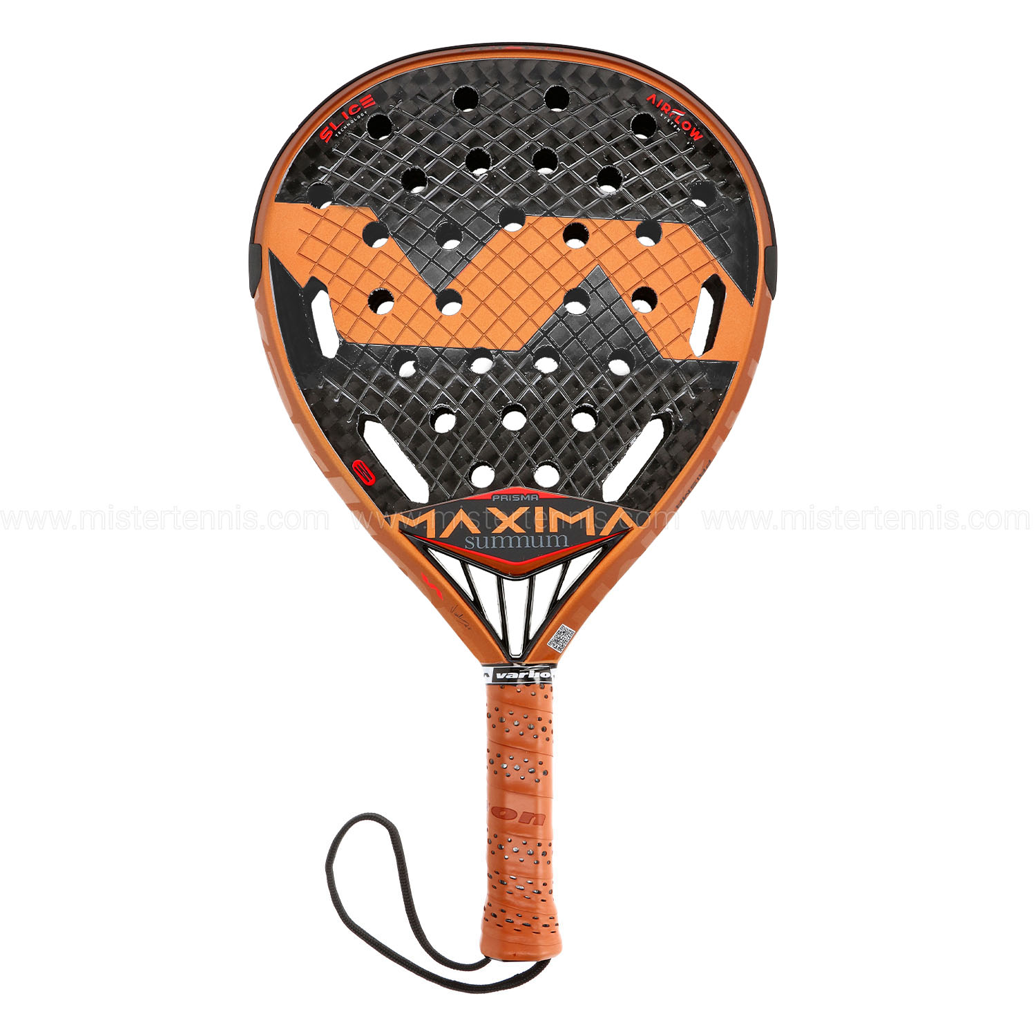 Varlion Maxima Summum Prisma Airflow W Padel Racket - Brown