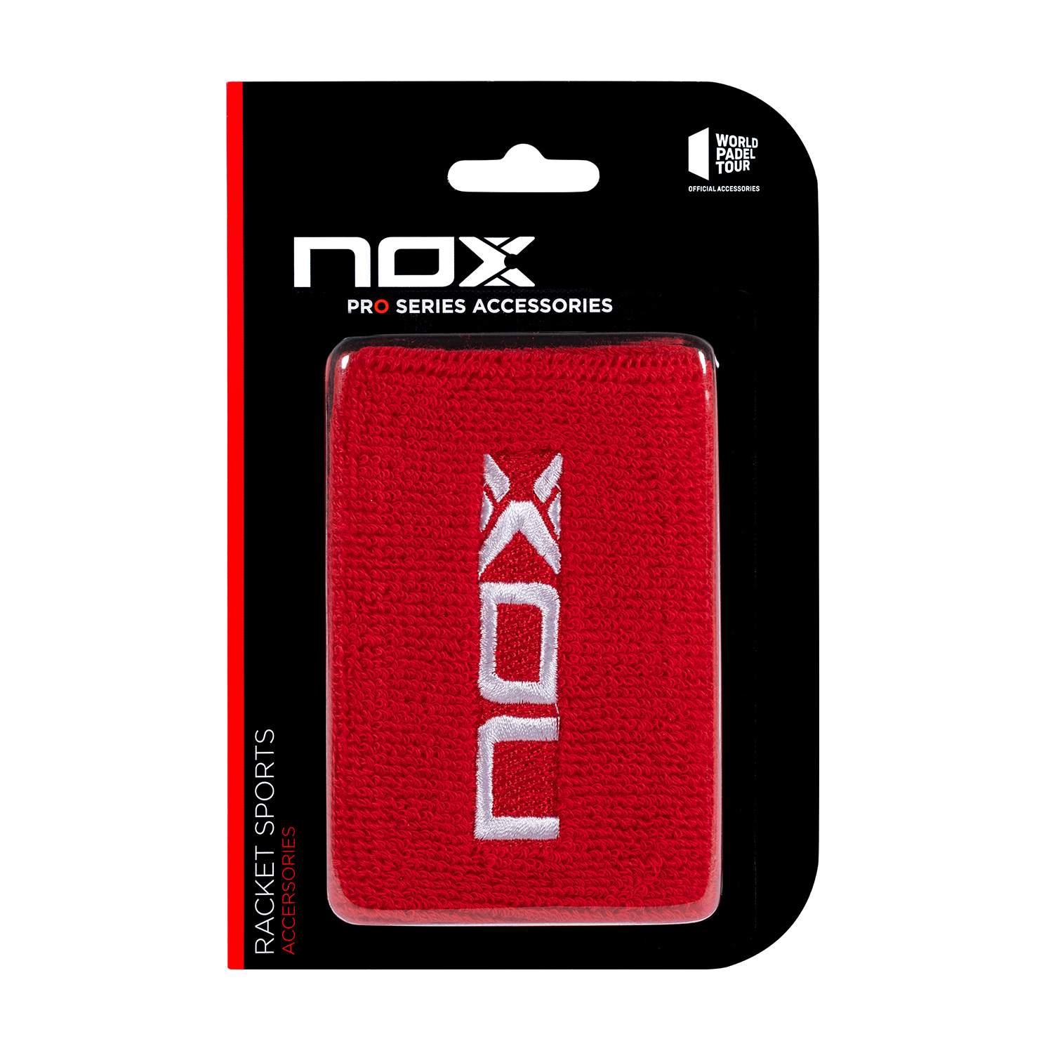 NOX Pro Wristbands - Red/White