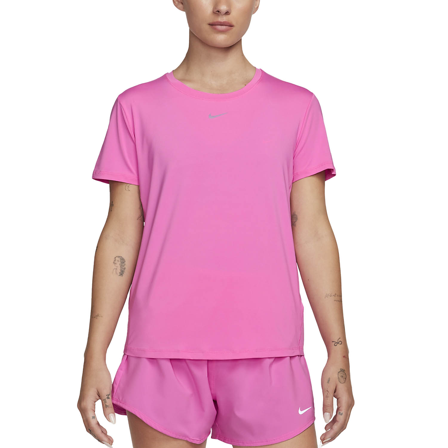 Nike One Classic Camiseta - Playful Pink/Black