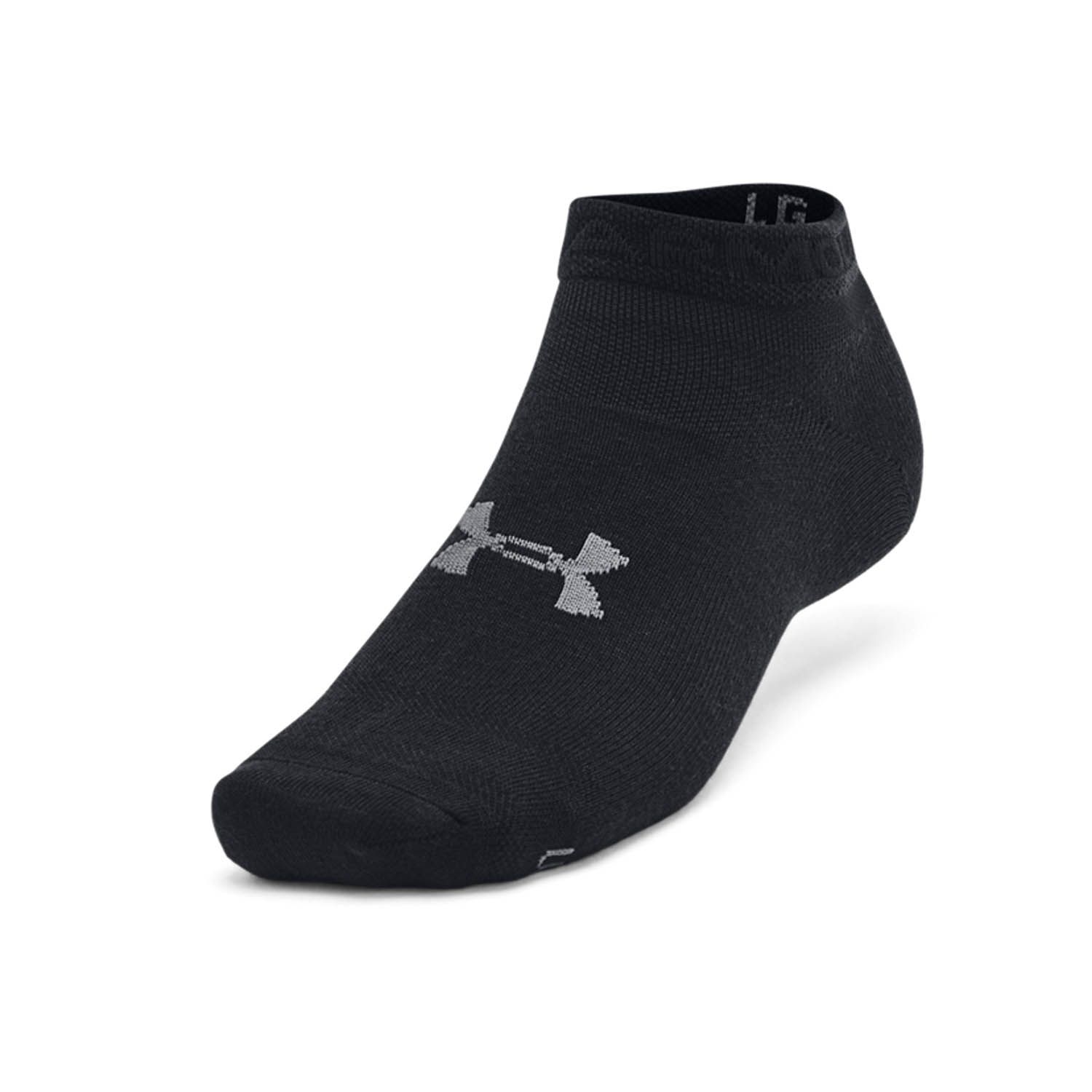 Under Armour Essential x 3 Socks - Black/Castlerock