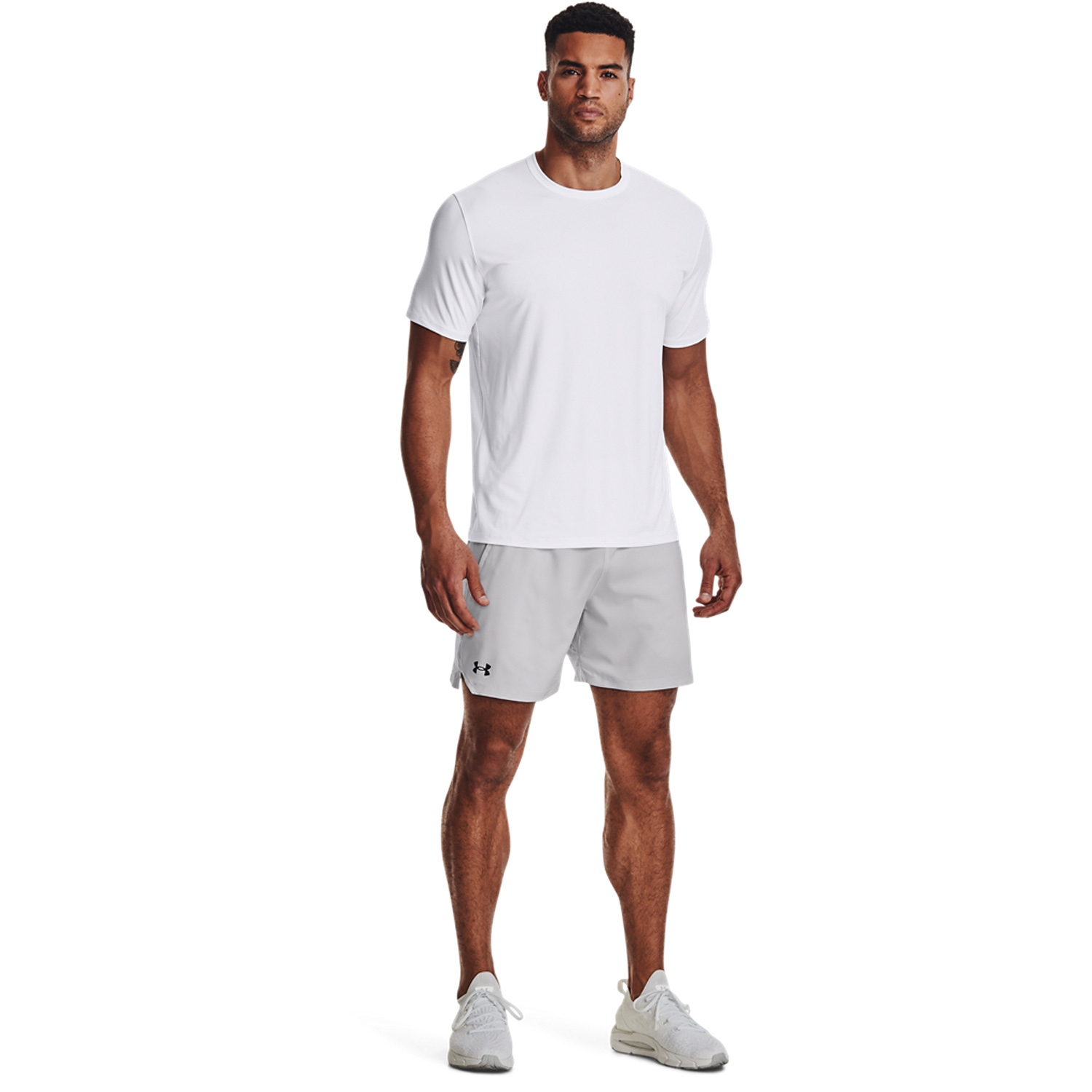 Under Armour Vanish Woven 6in Shorts - Halo Gray/Black