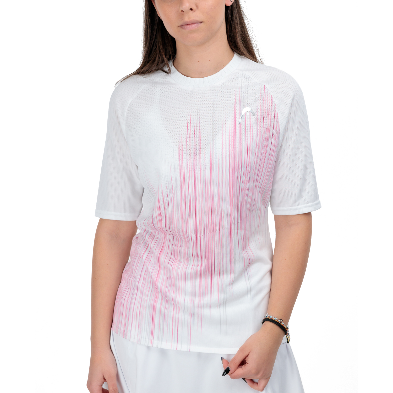 HEAD Performance Maglietta - Vivid Pink/Print Perf