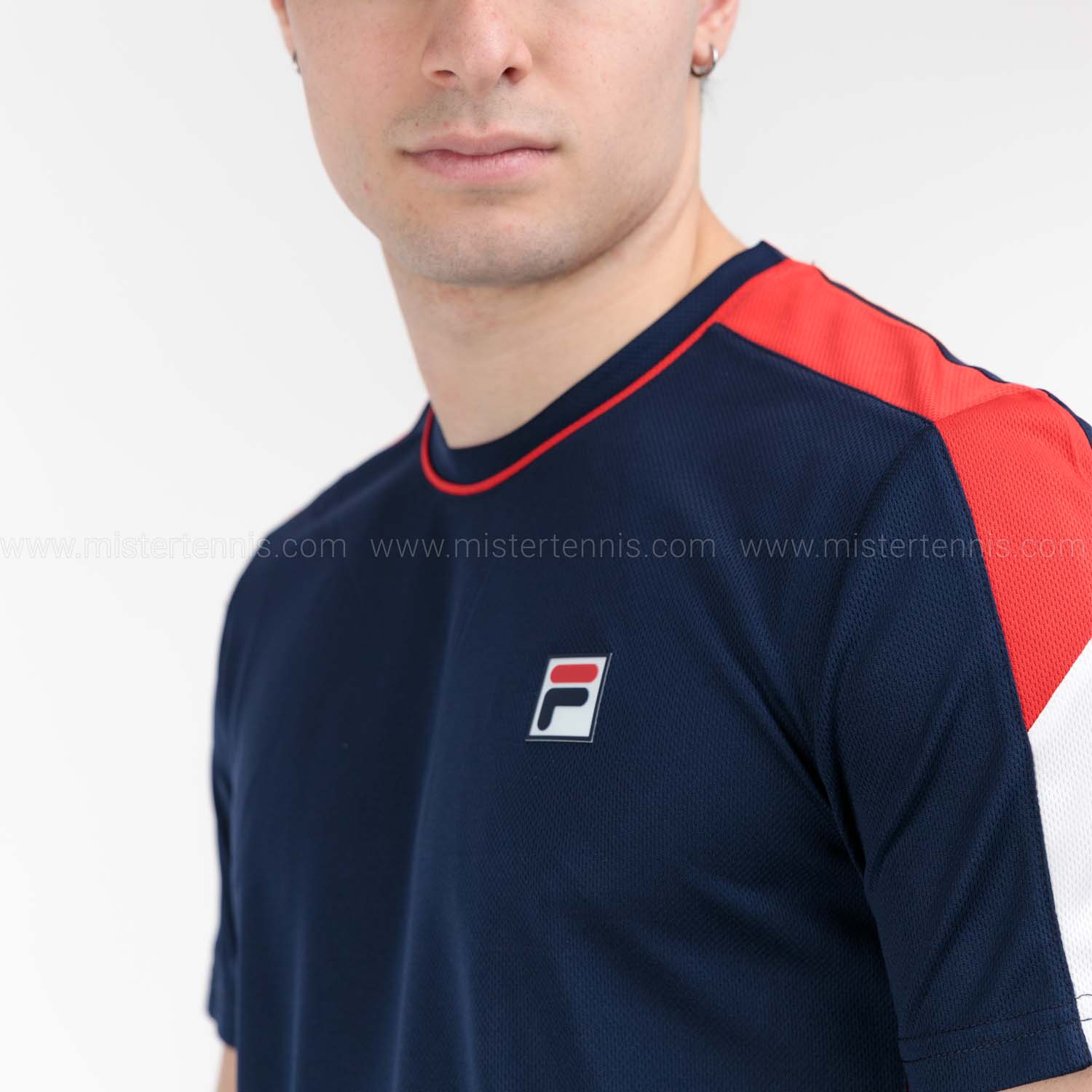 Fila Gabriel Maglietta - Navy/Red