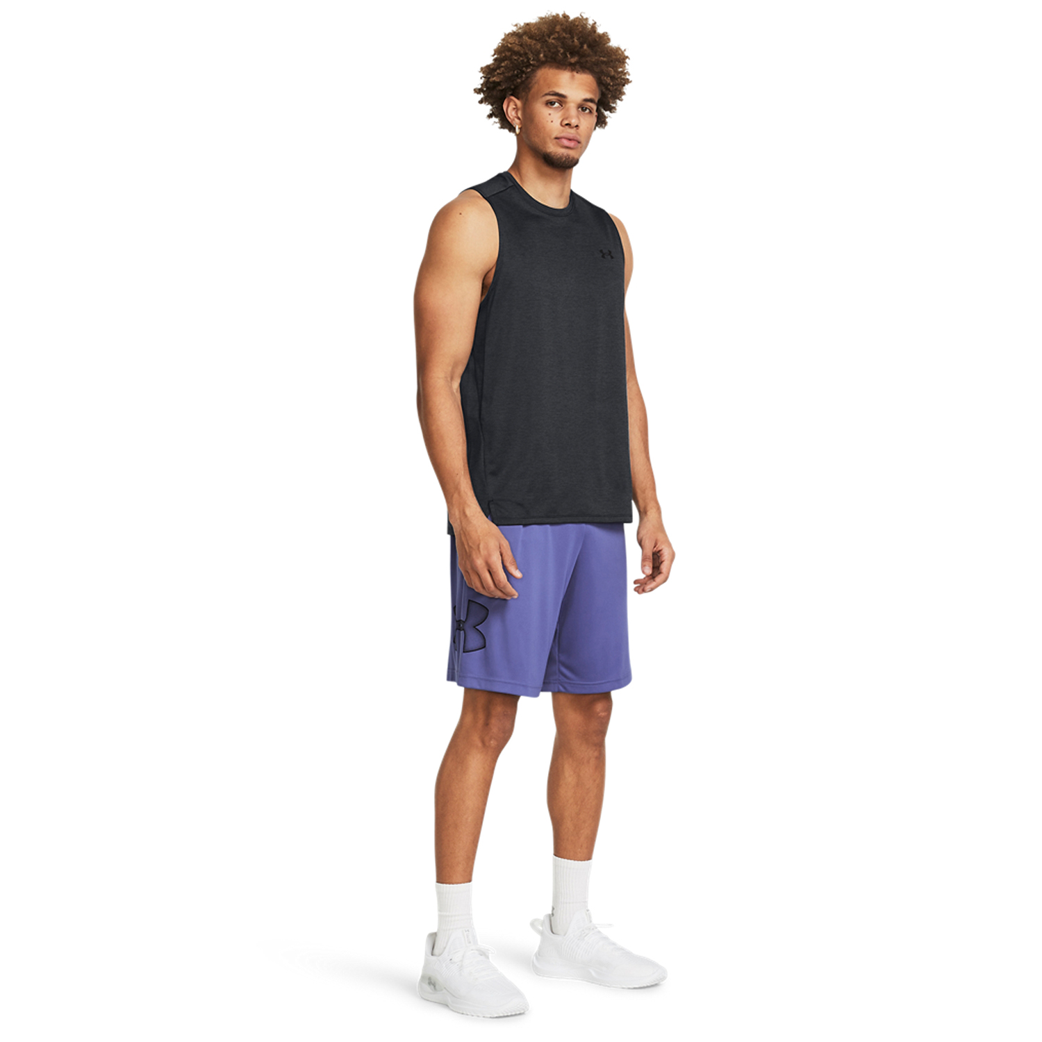 Under Armour Tech Graphic 10in Shorts - Starlight/Black