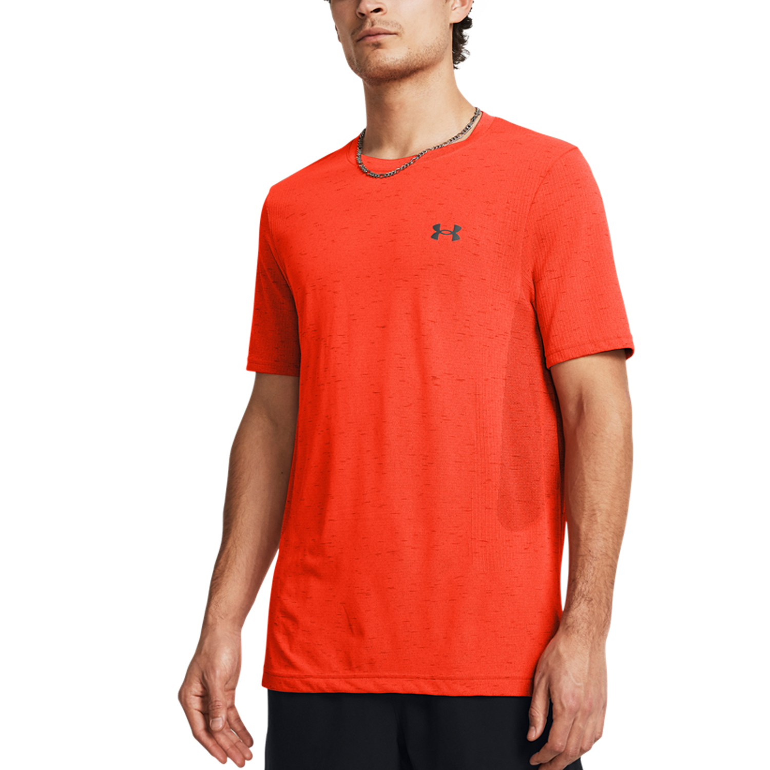 Under Armour Vanish Men's Padel T-Shirt - Phoenix Fire/Atomic