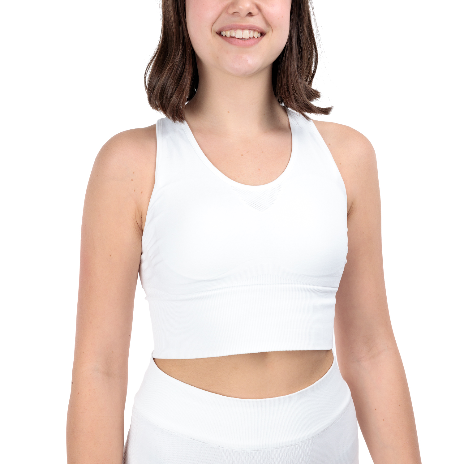 HEAD Flex Seamless Sujetador Deportivo - White