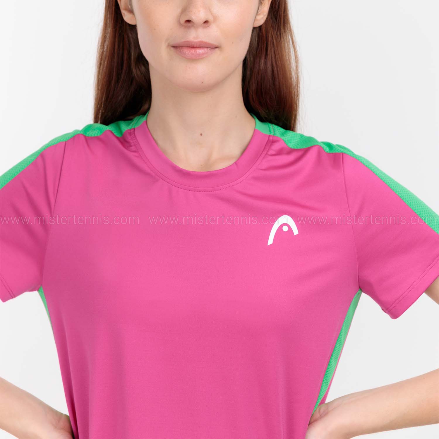 HEAD Tie Break Maglietta - Vivid Pink