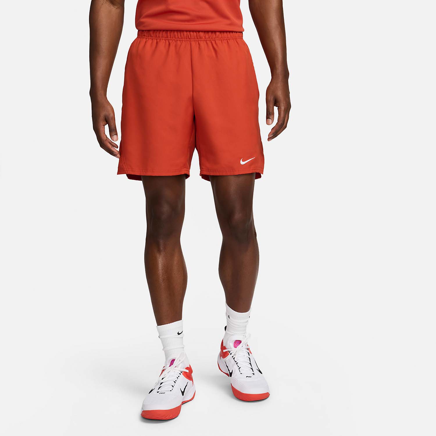 Nike Court Dri-FIT Victory 7in Shorts - Rust Factor/White