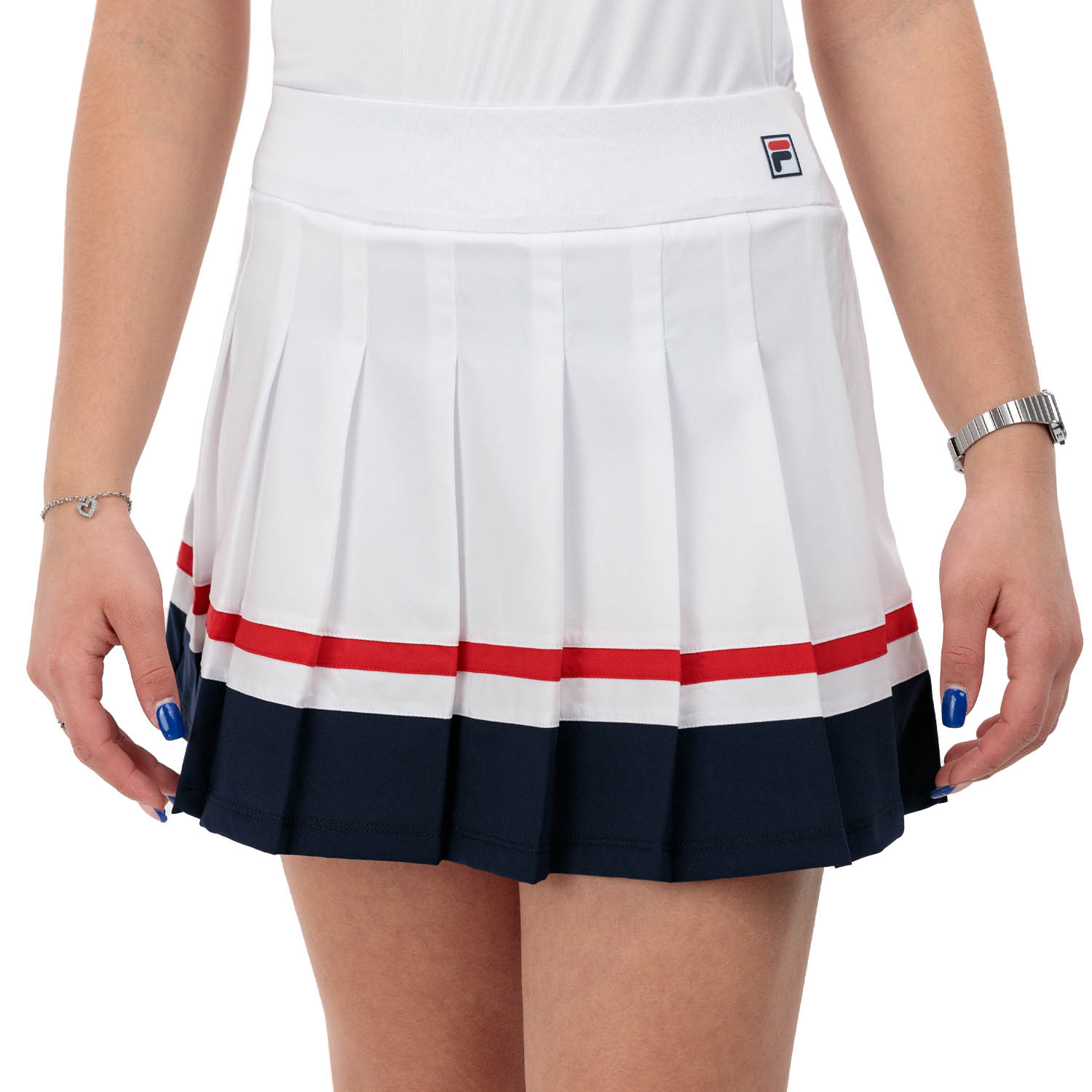 Fila Sabine Skirt Girl - White/Navy