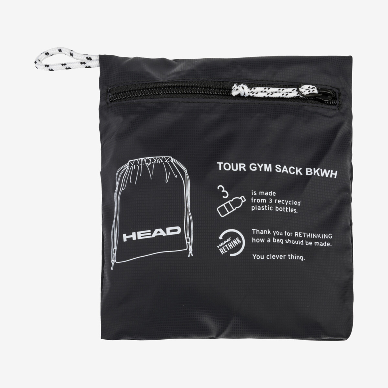 HEAD Tour Gym Sacca - Black/White