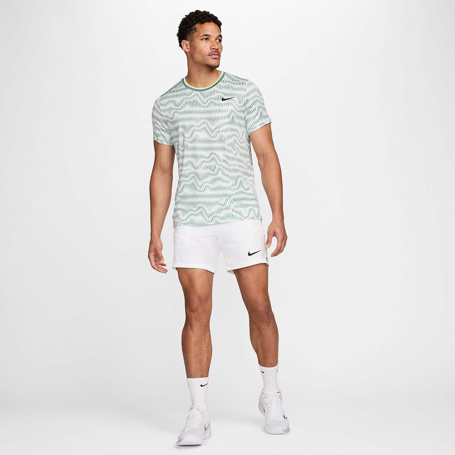 Nike Dri-FIT Advantage Camiseta - Barely Green/Bicostal/Black
