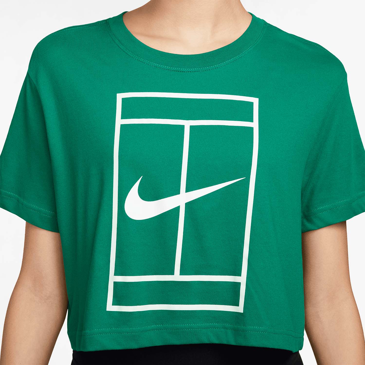 Nike Court Dri-FIT Heritage T-Shirt - Malachite