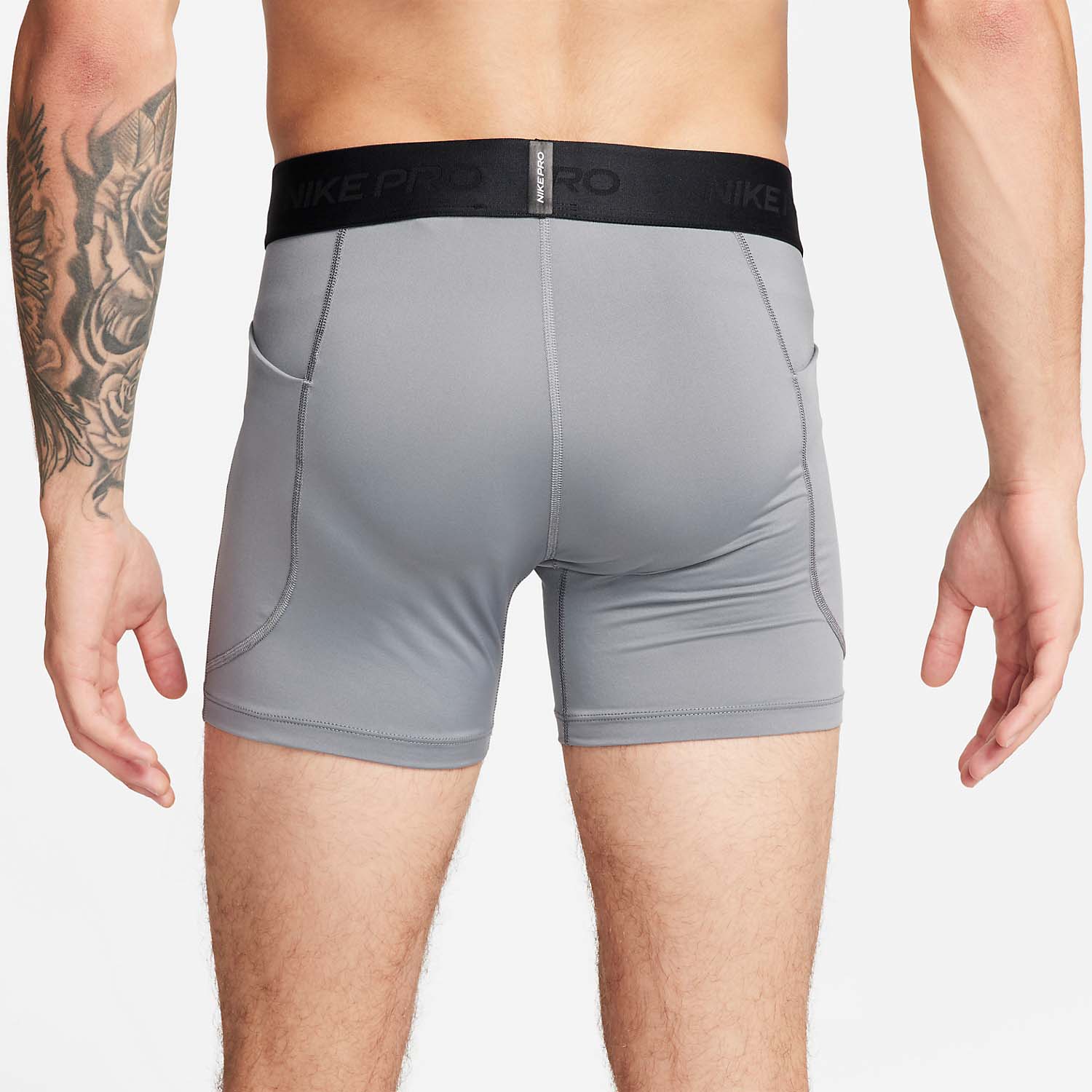 Nike Dri-FIT Pro Men's Padel Short Tights - Smoke Grey/Black