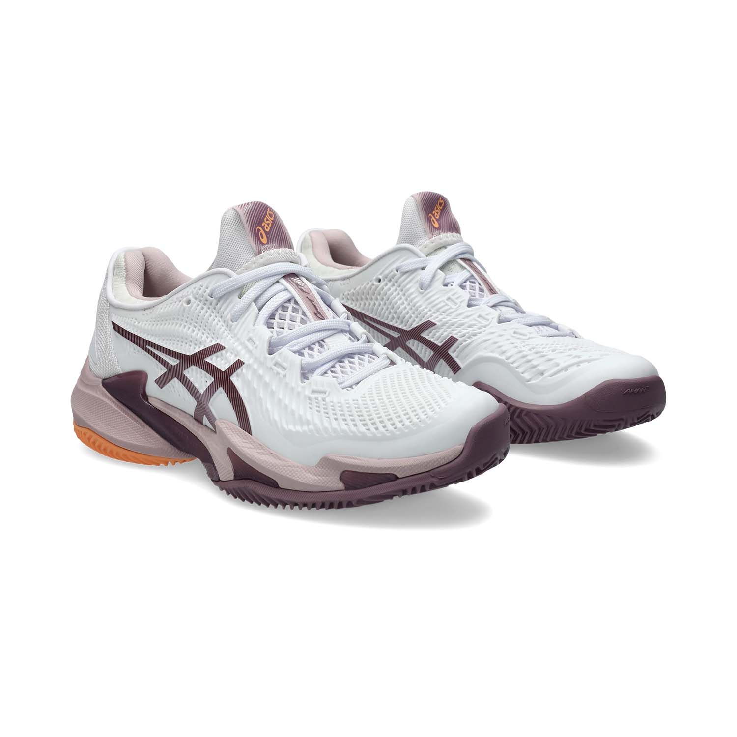 Asics Court FF 3 Clay Women's Tennis Shoes - White