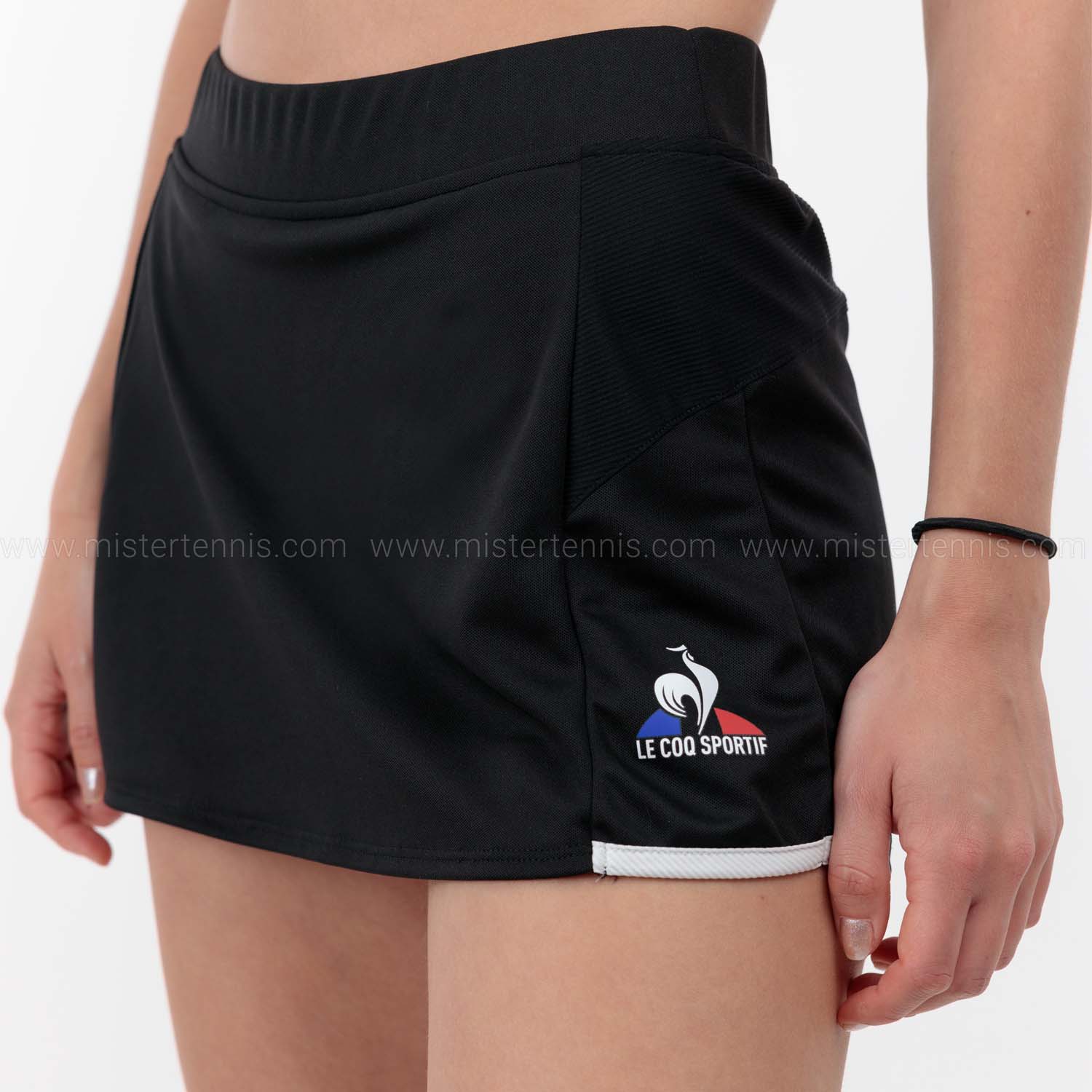 Le Coq Sportif Jupe Falda - Black/New Optical White