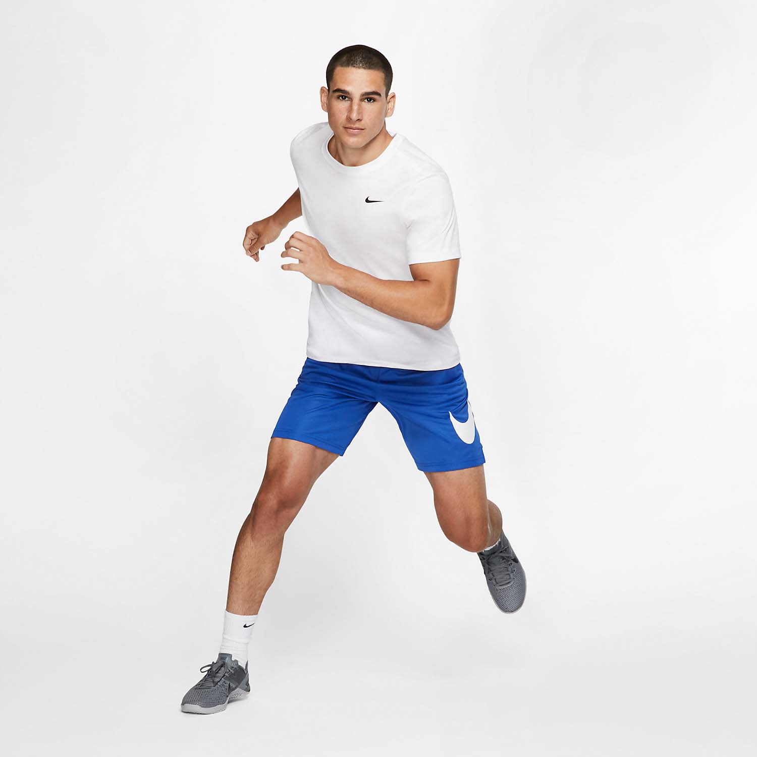 Nike Dri-FIT Court Logo Maglietta - White/Black