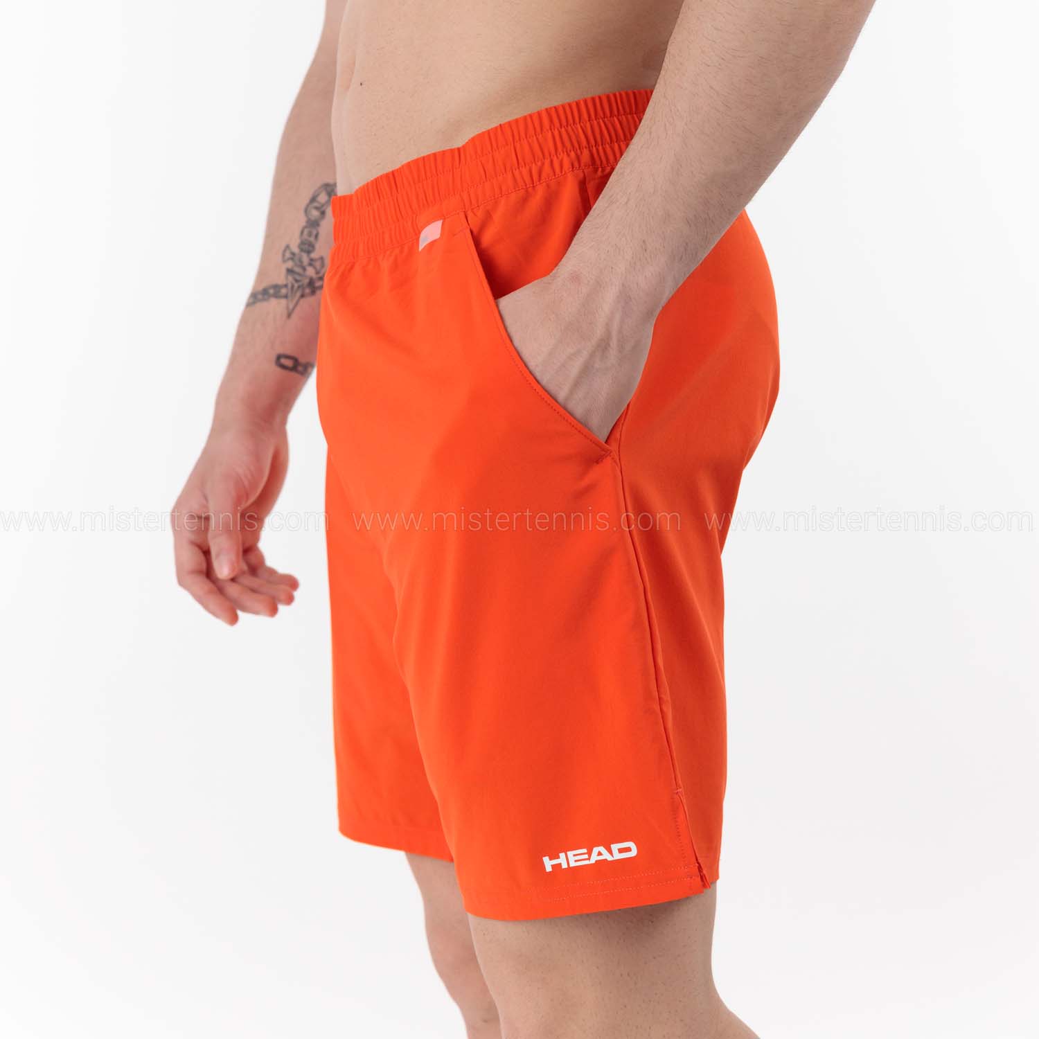 HEAD Power 7in Shorts - Orange Alert