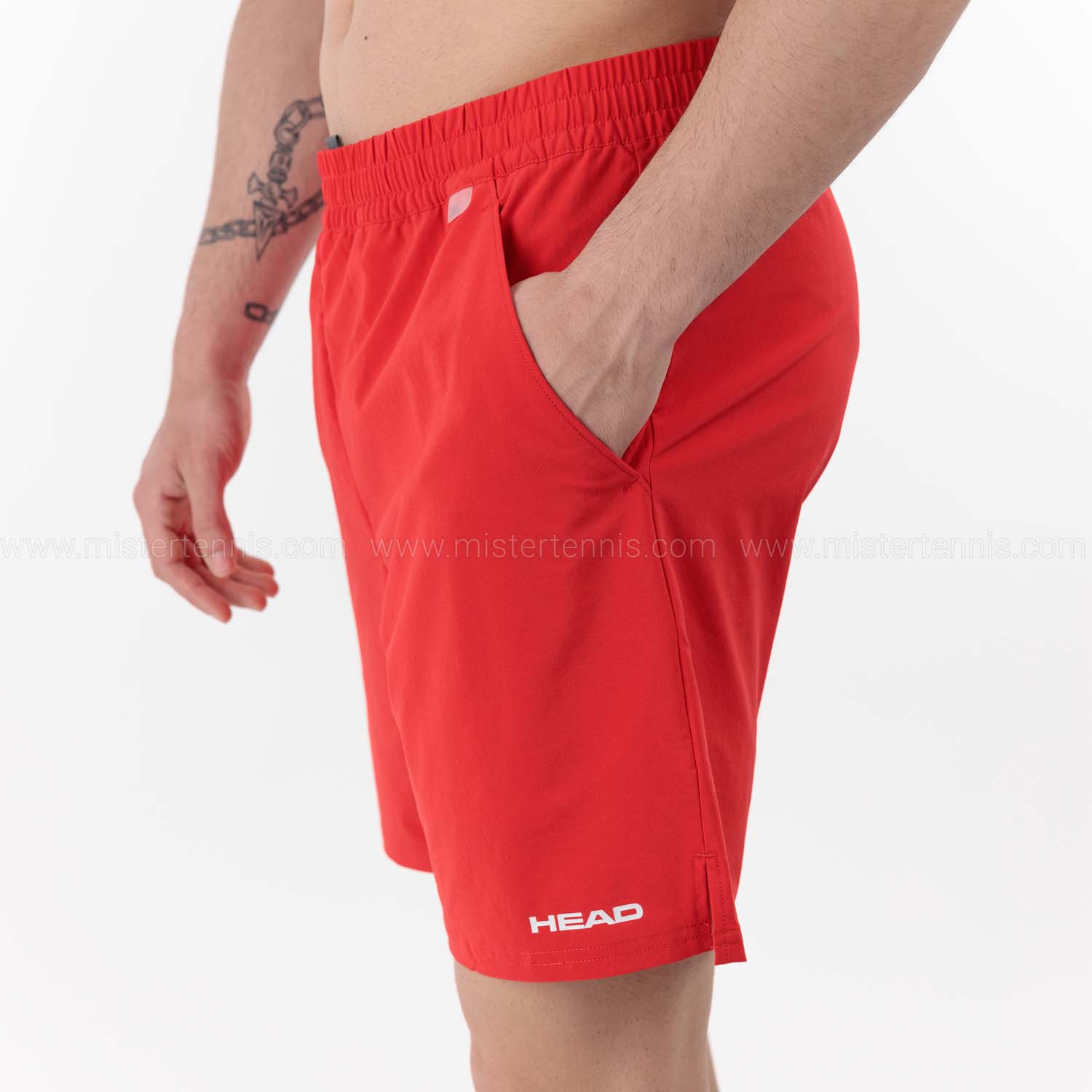 HEAD Power 7in Shorts - Red