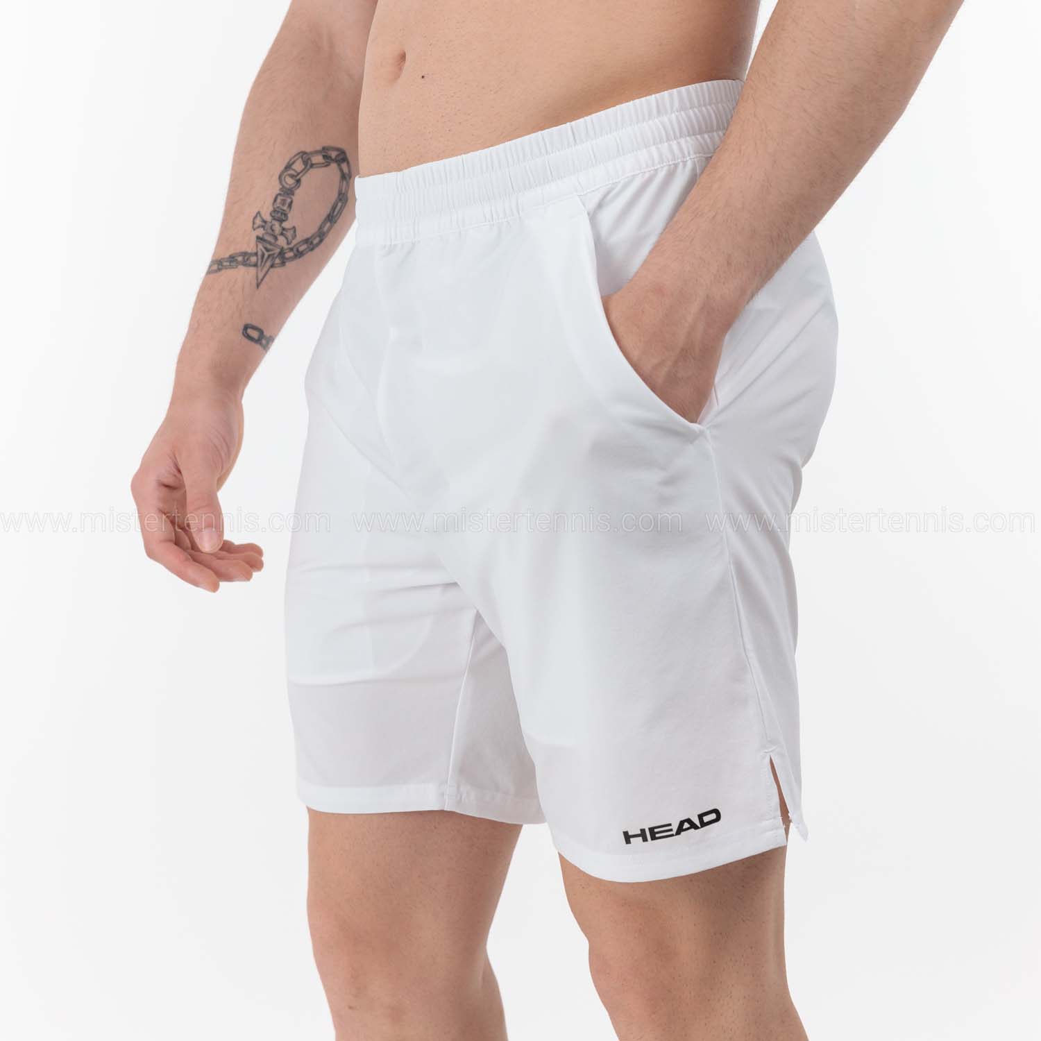 HEAD Power 7in Shorts - White