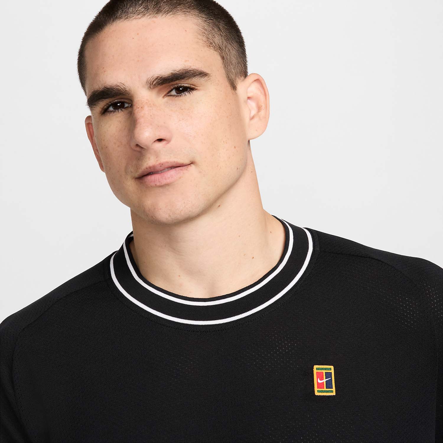 Nike Court Heritage Logo Maglietta - Black