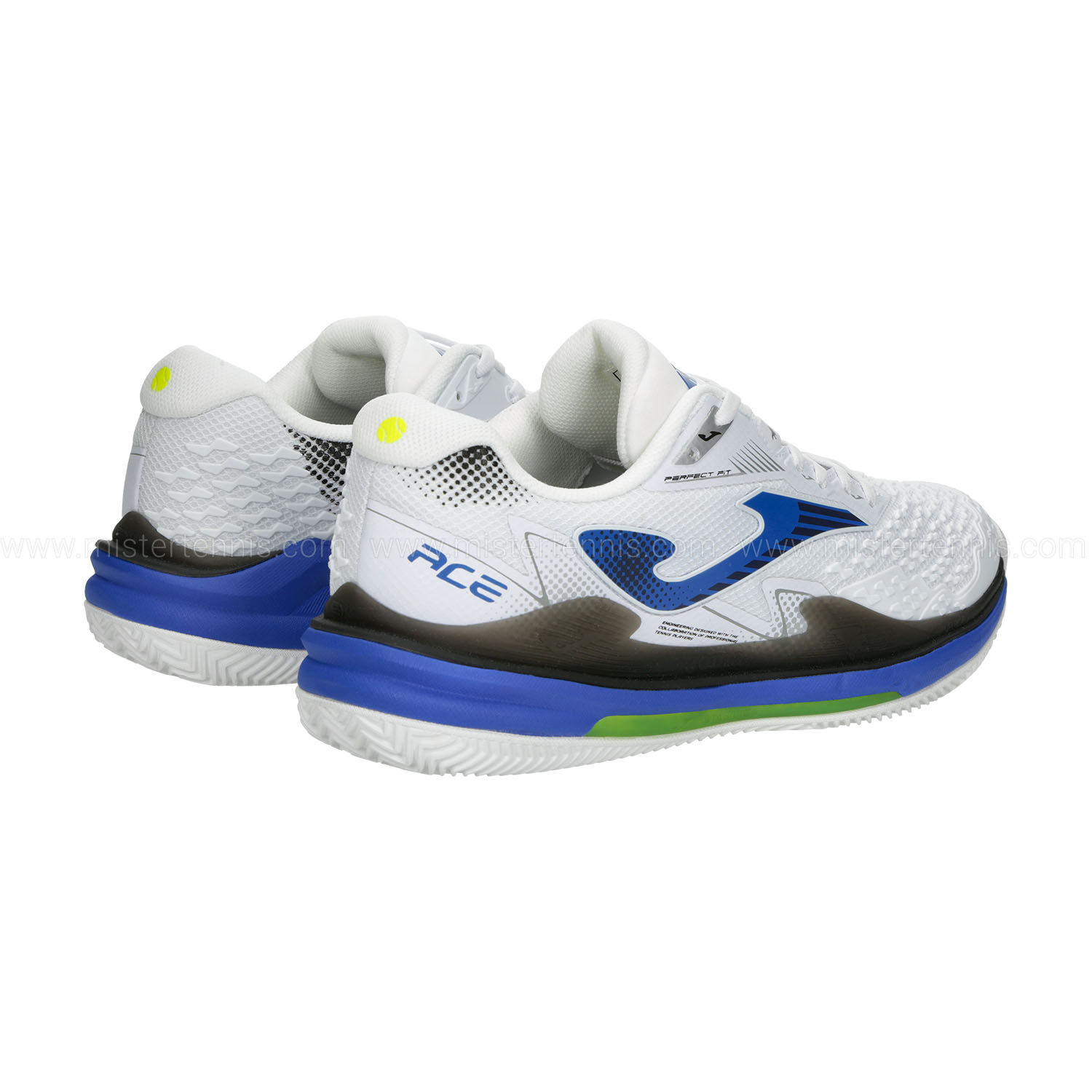 Joma Ace Carbon Clay Men's Tennis Shoes - White/Blue