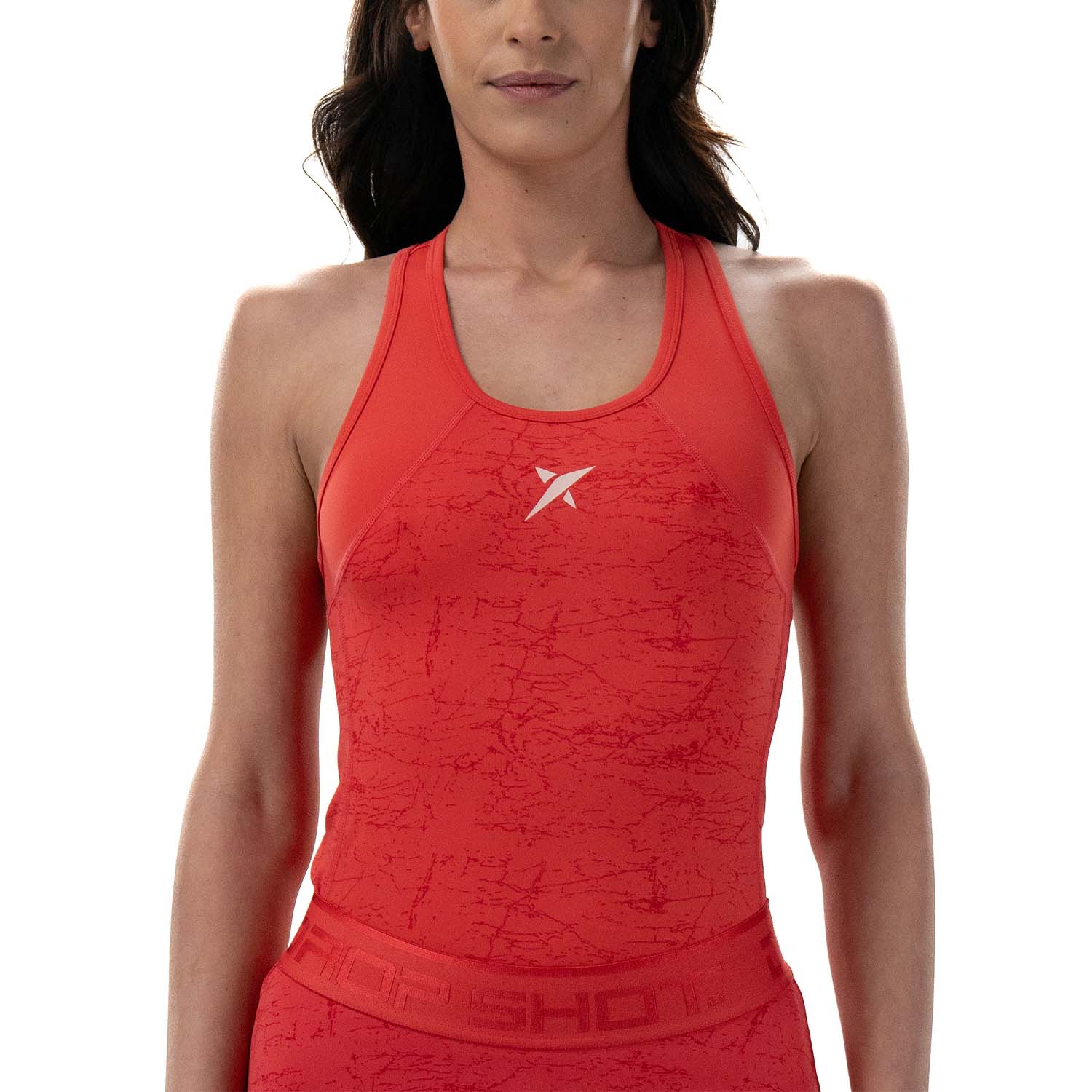 Drop Shot Cayenne Top - Rojo