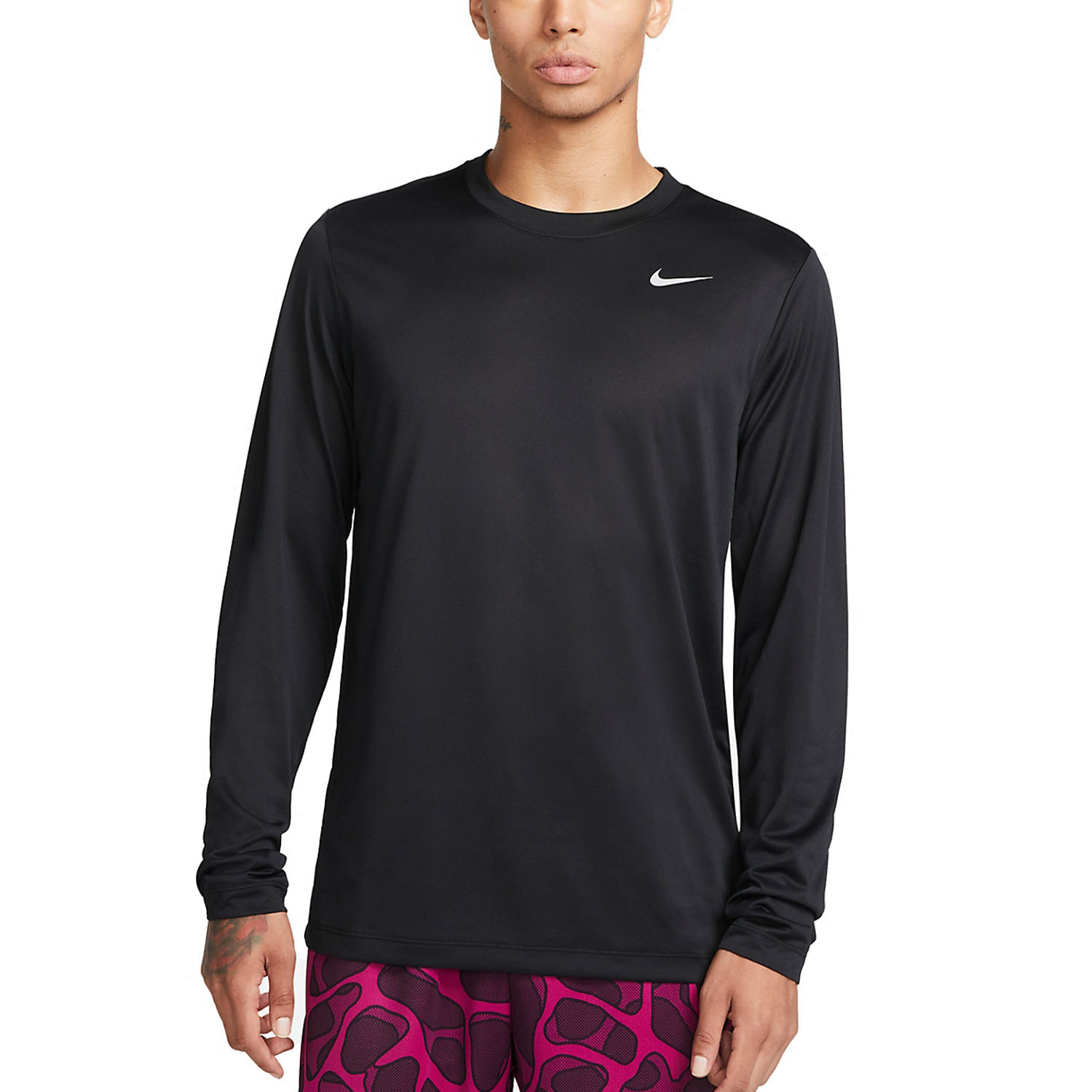Nike Dri-FIT Legend Maglia - Black/Matte Silver