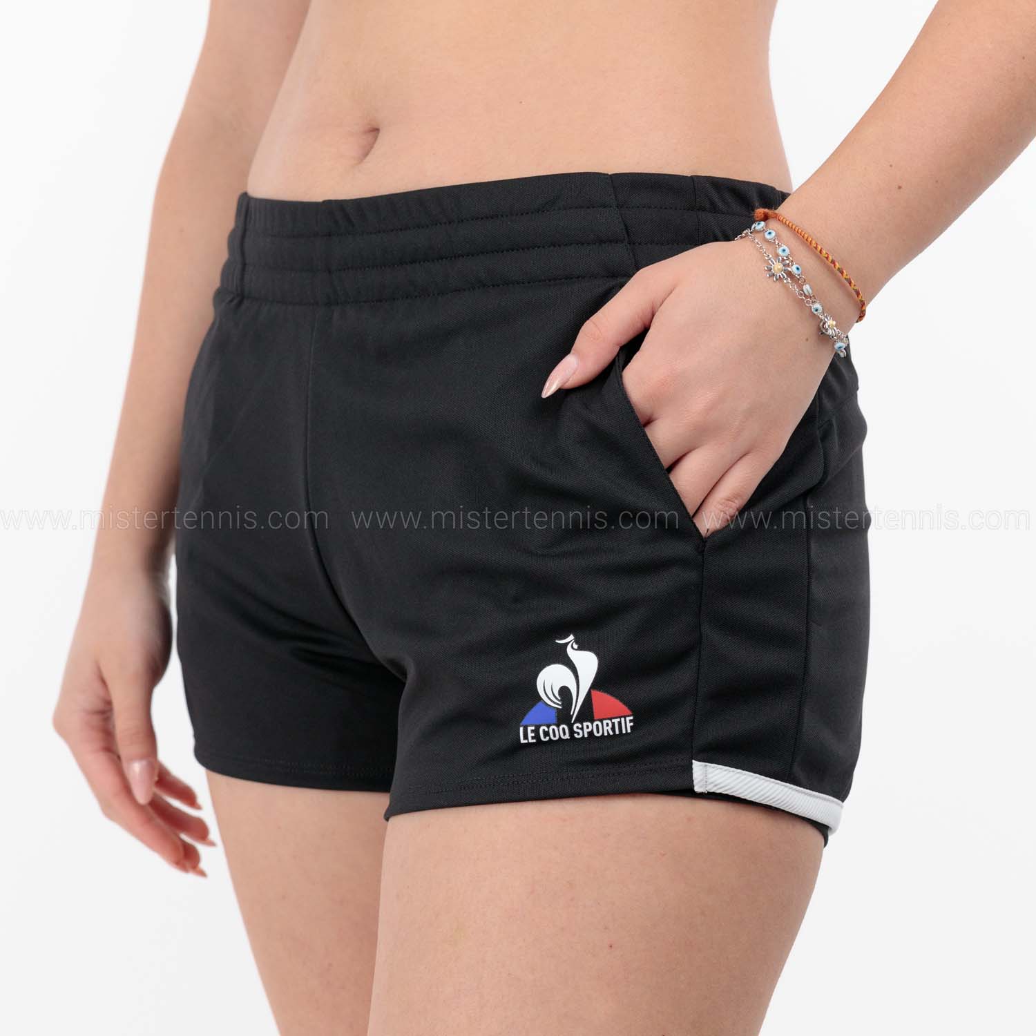 Le Coq Sportif Court 2.5in Shorts - Black