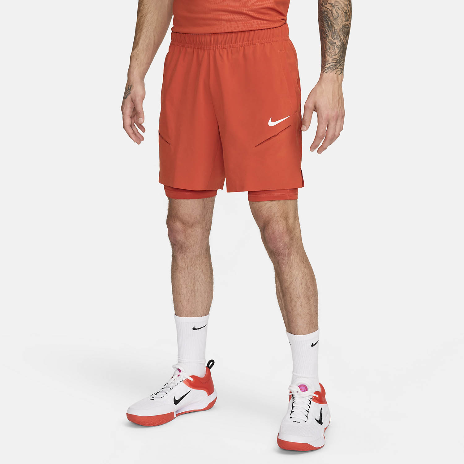 Nike Court Slam 6.5in Men's Padel Shorts - Rust Factor