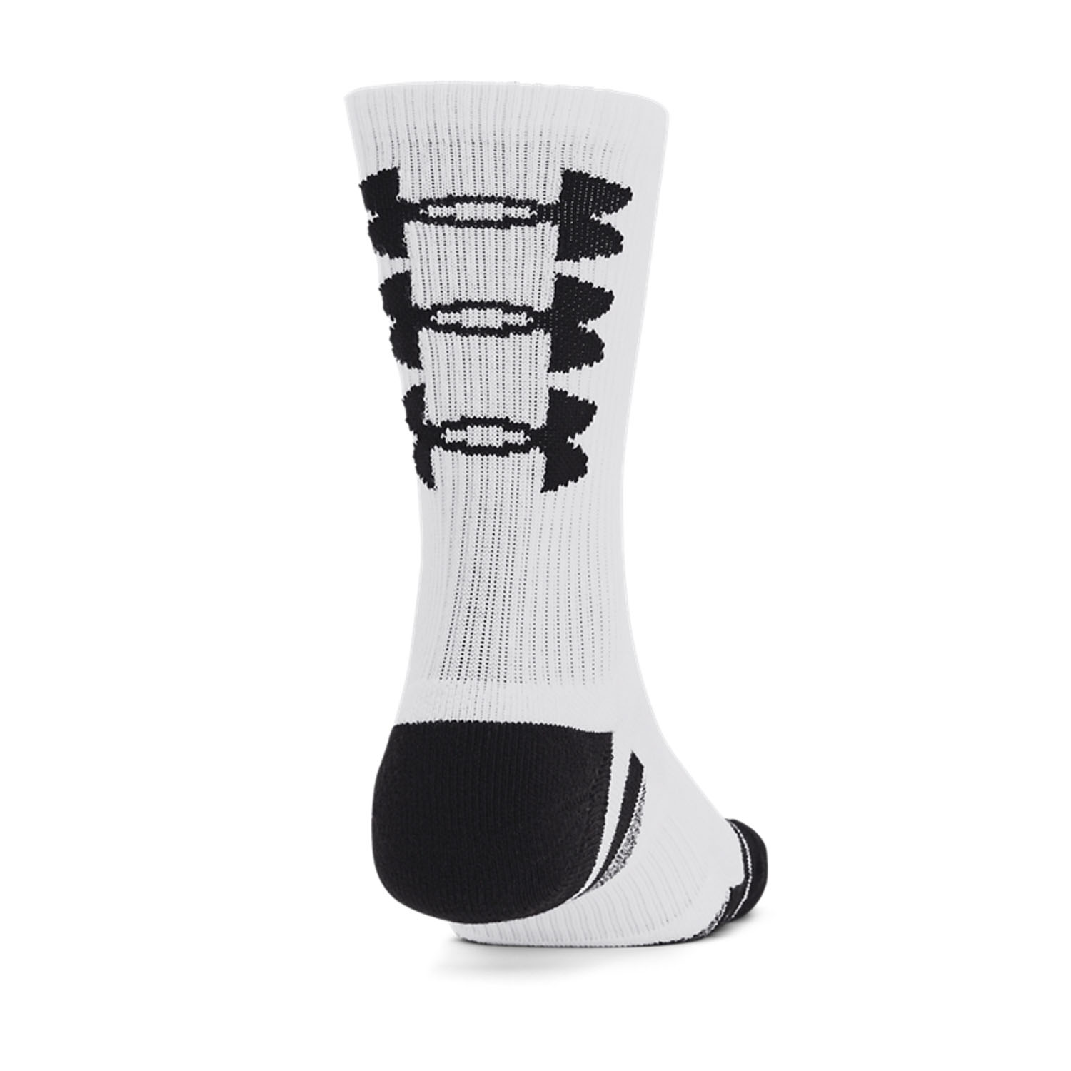 Under Armour Performance Tech Crew x 3 Calze - White/Black