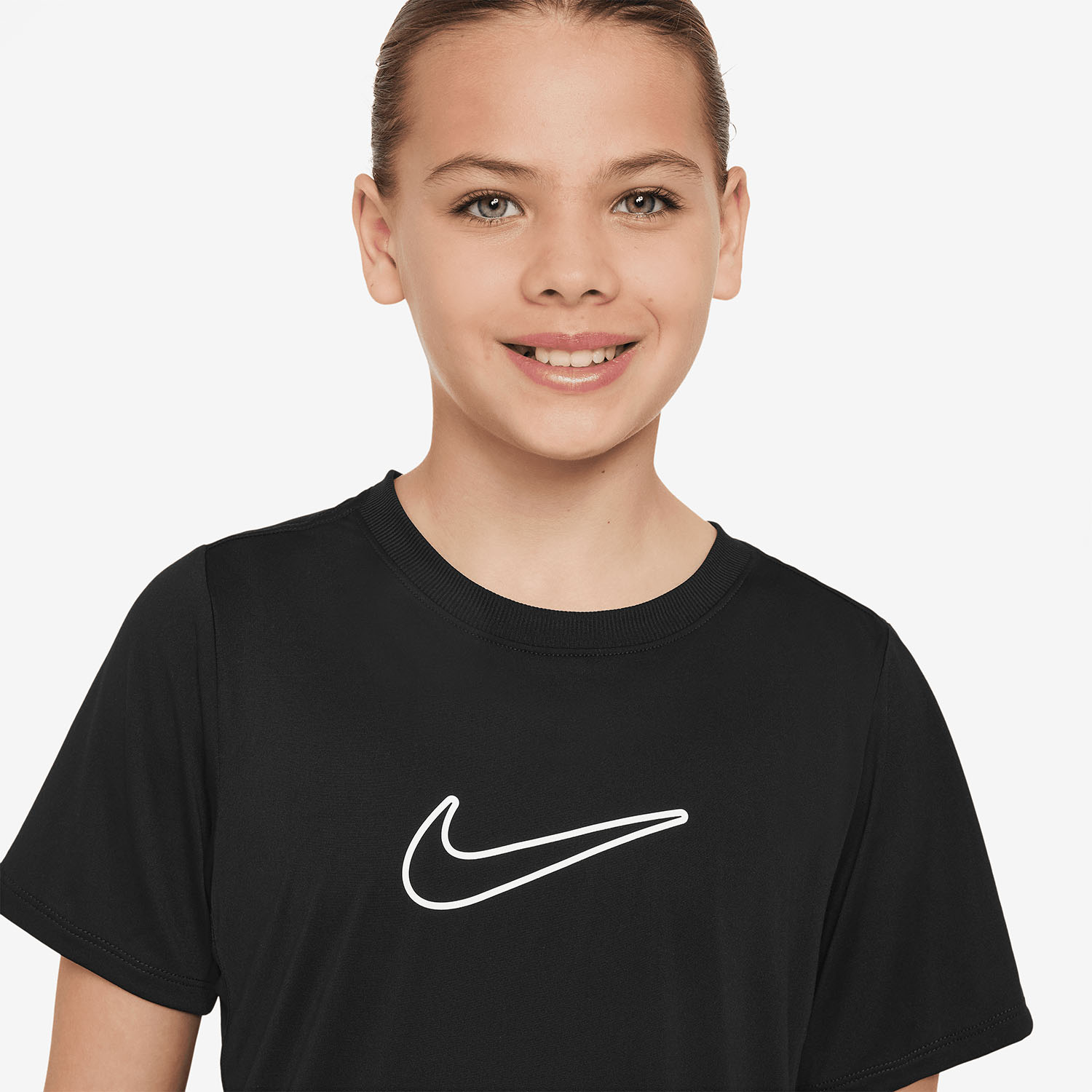 Nike Dri-FIT One Camiseta Niña - Black/White