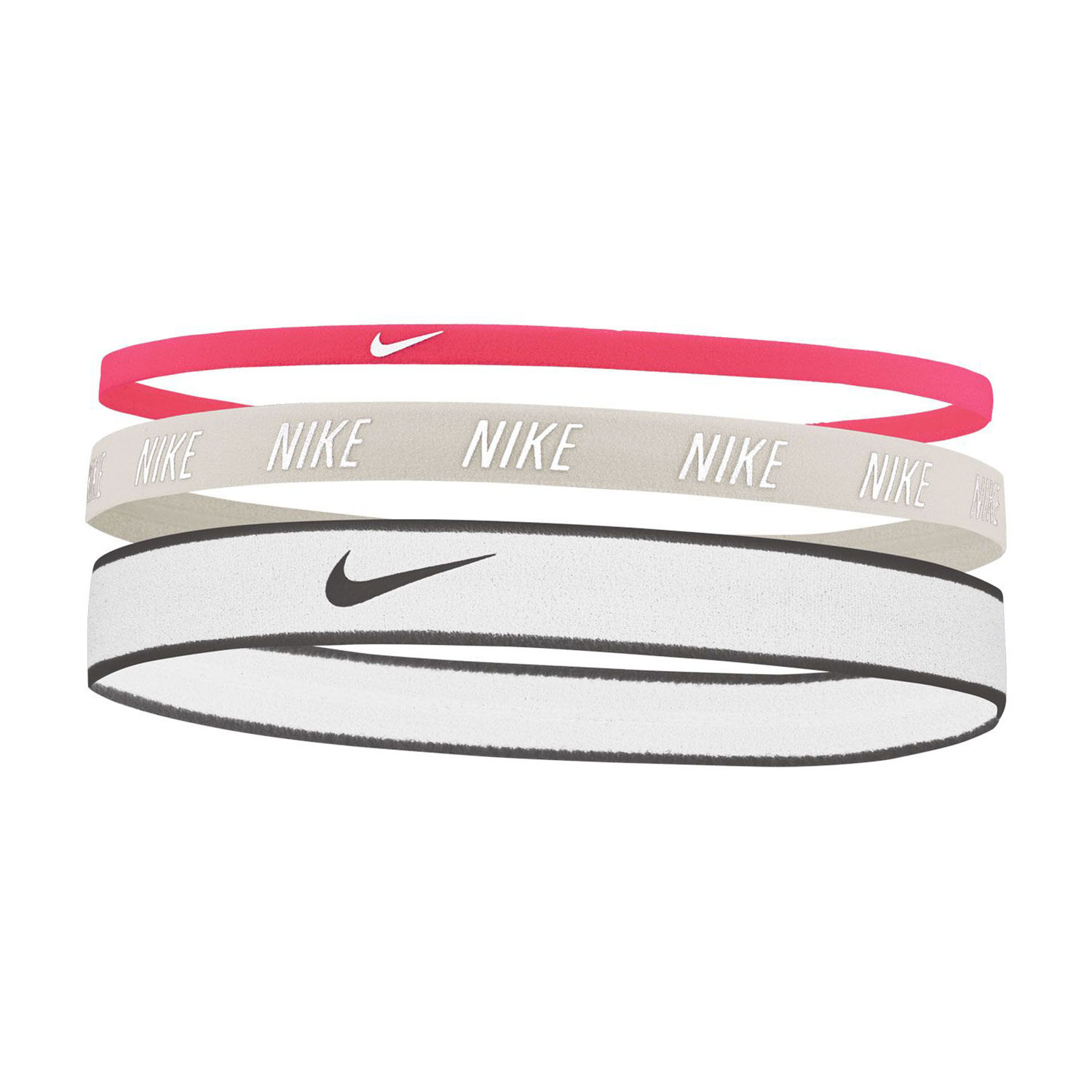 Nike Logo x 3 Mini Bandas - Aster Pink/Light Iron Ore/White