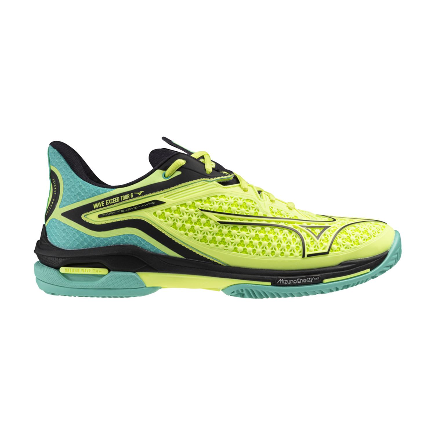 Mizuno Wave Exceed Tour 6 Clay Men's Tennis Shoes - Sunny Lime