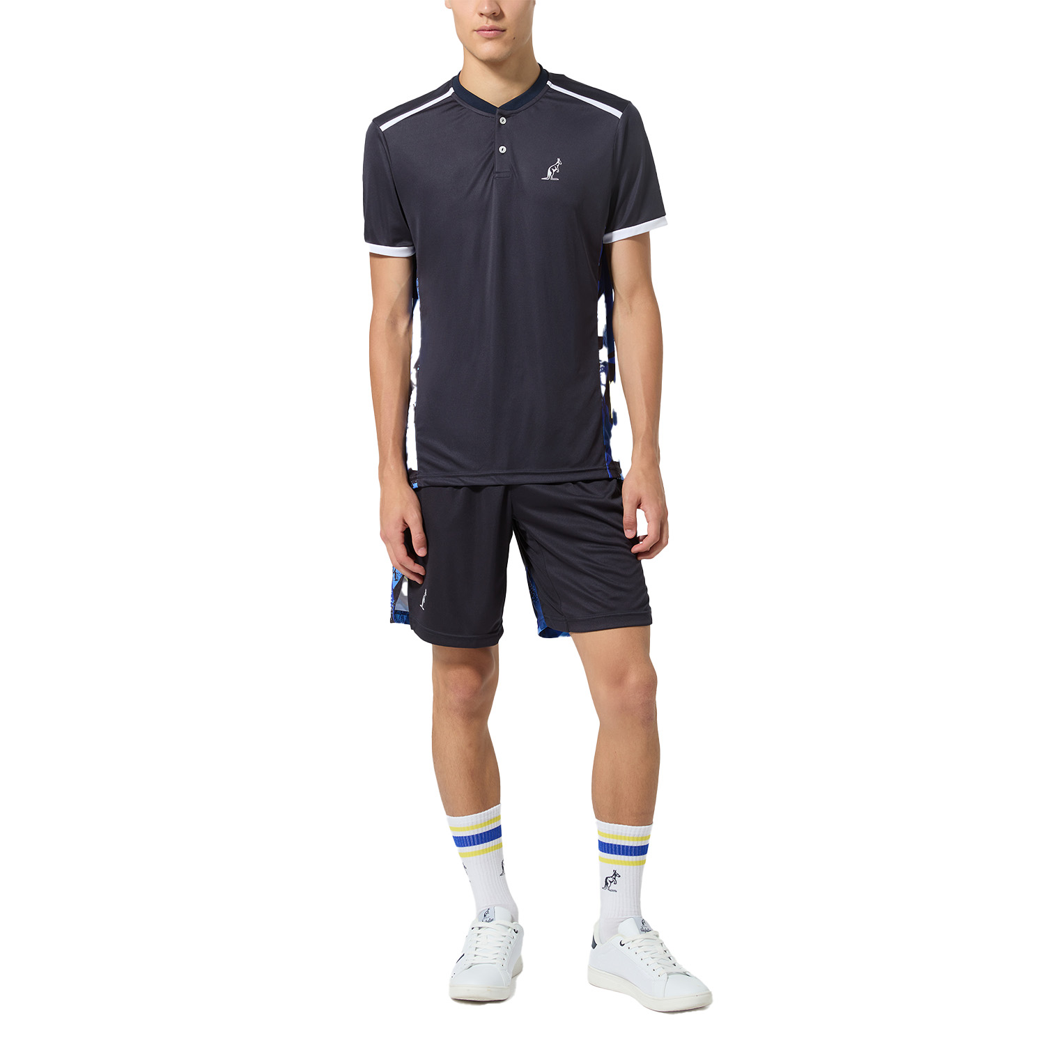 Australian Scribble Polo - Blu Navy