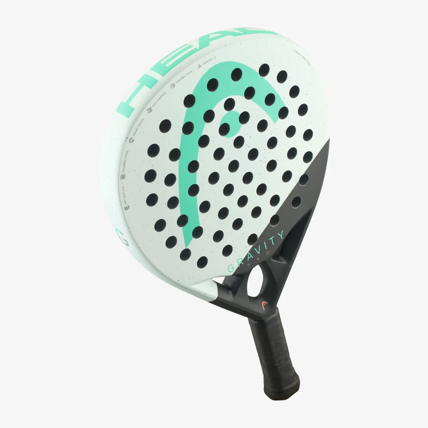 HEAD Gravity Pro 2024 Padel - White/Black/Light Green