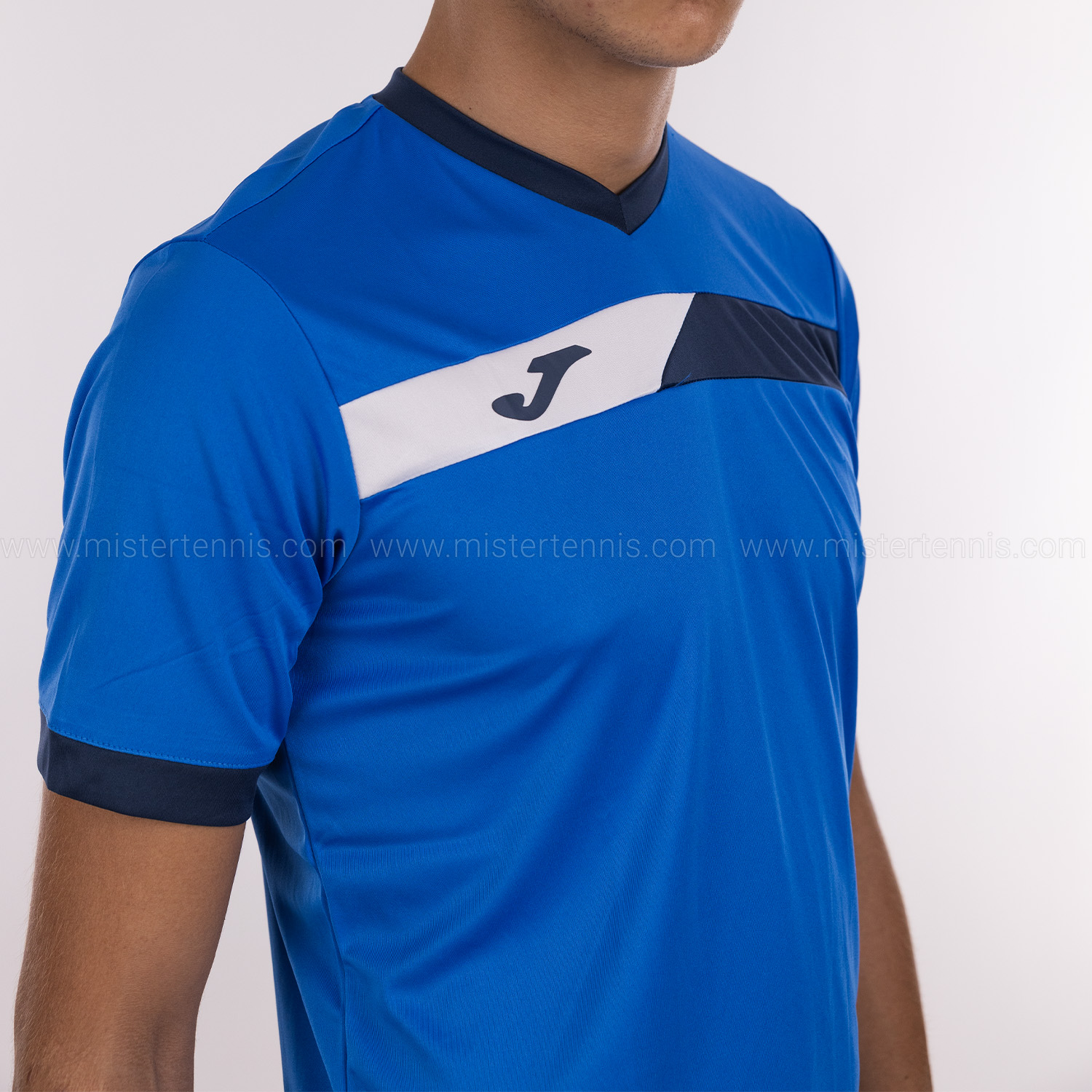 Joma Court Camiseta - Royal/Dark Navy/White