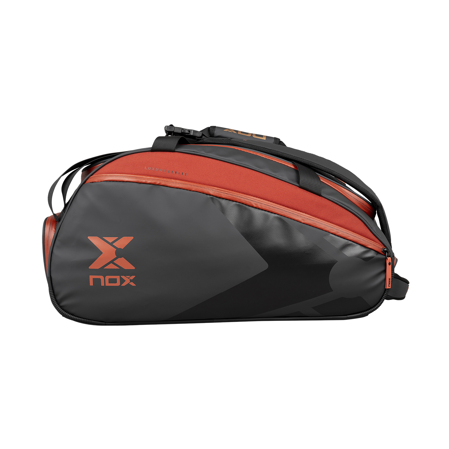 NOX Luxury Open Bag - Black/Red