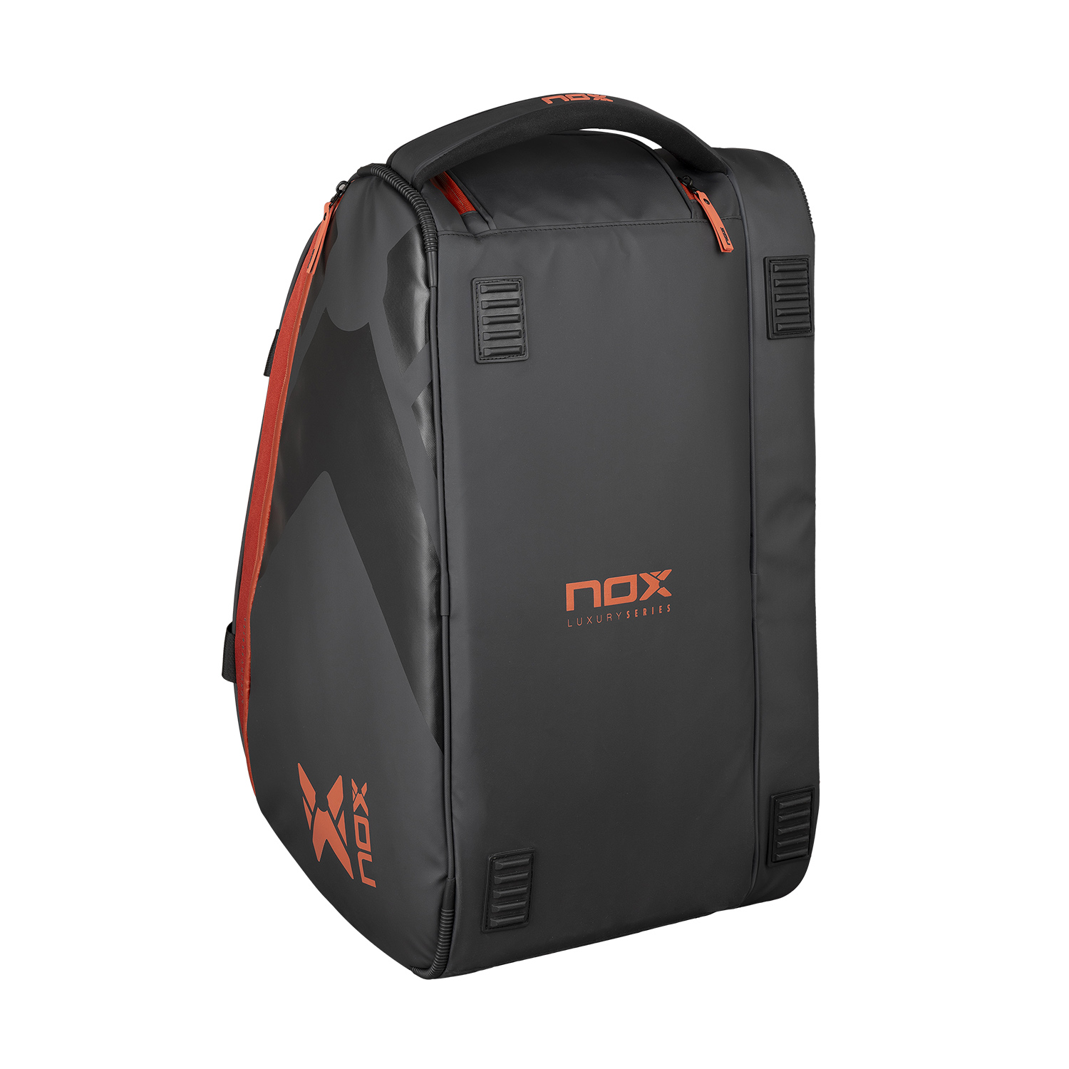 NOX Luxury Open Bag - Black/Red