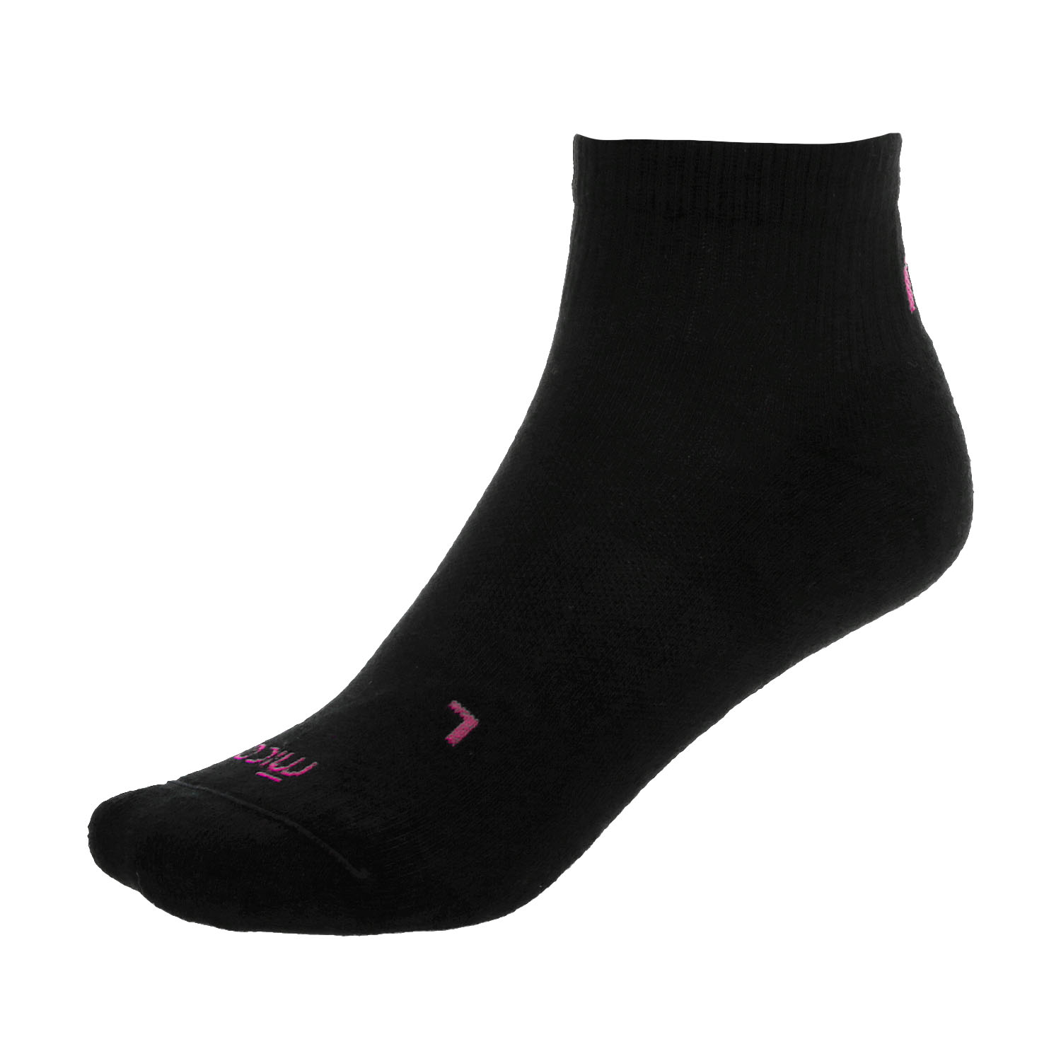Mico Extra Dry Logo Socks - Nero/Fucsia