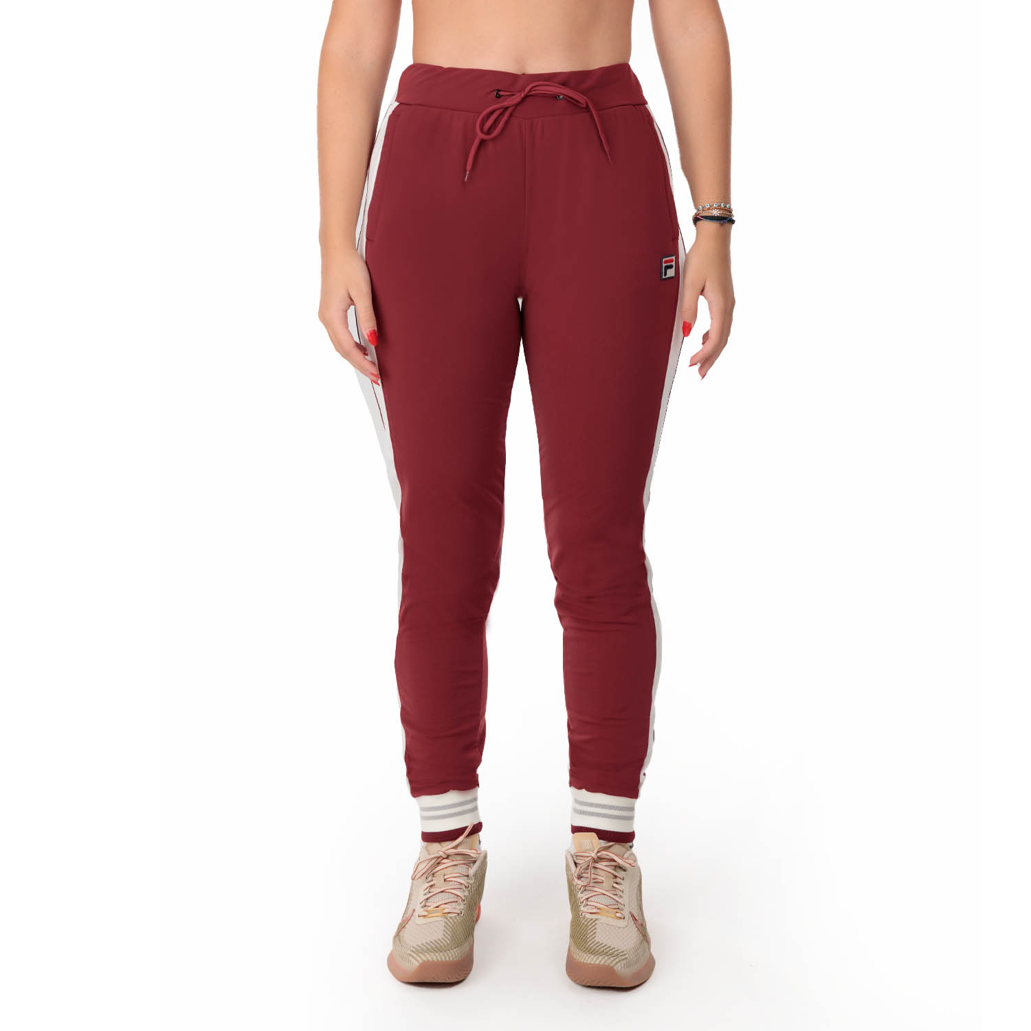 Fila Rumi Pantalones - Cabernet/White Alyssum