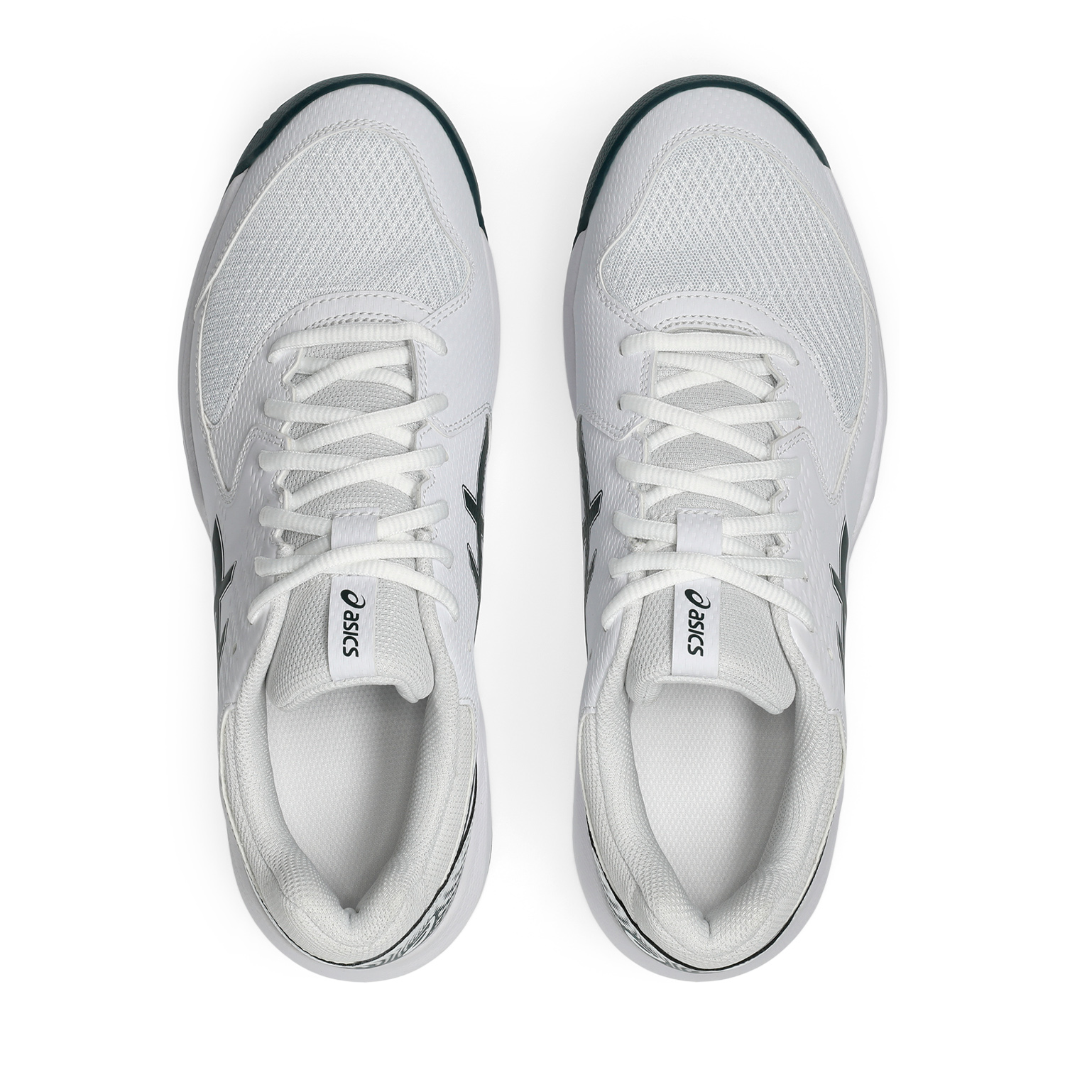 Asics Gel Dedicate 8 Clay Men's Tennis Shoes - White/Saxon Green