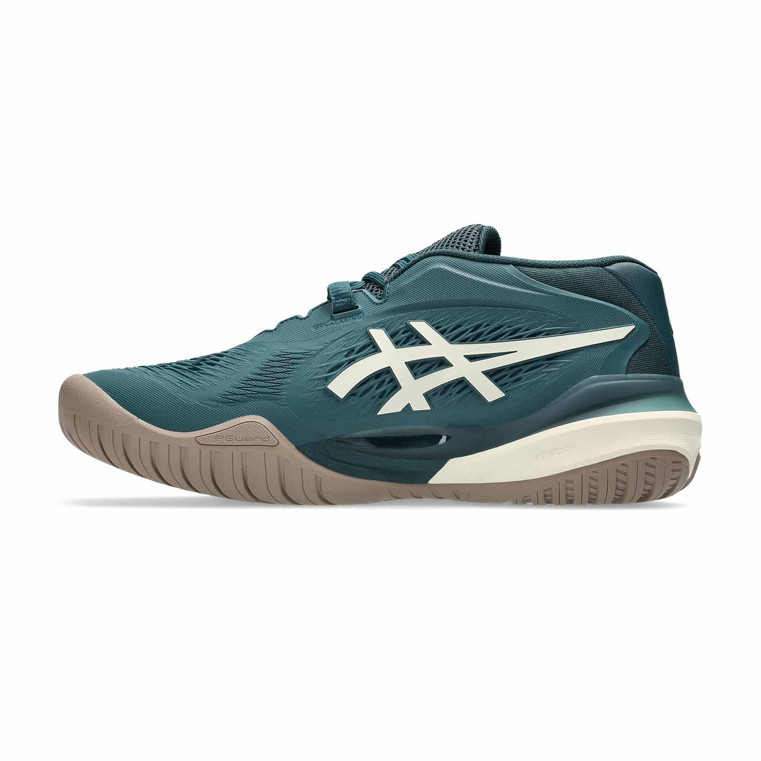 Asics Gel Resolution X Men's Tennis Shoes - Saxon Green/Birch