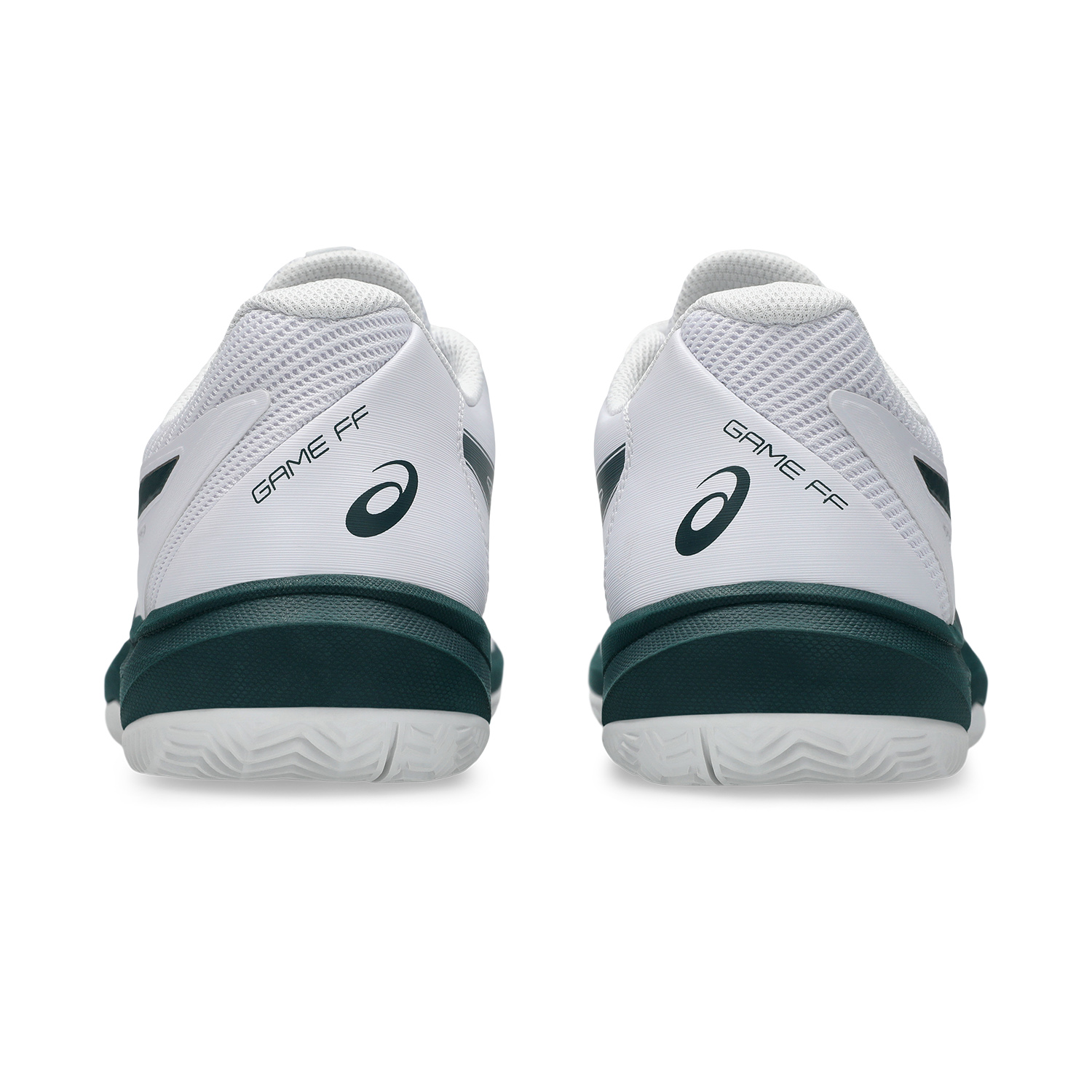 Asics Game FF Clay/OC Men's Tennis Shoes - White/Saxon Green