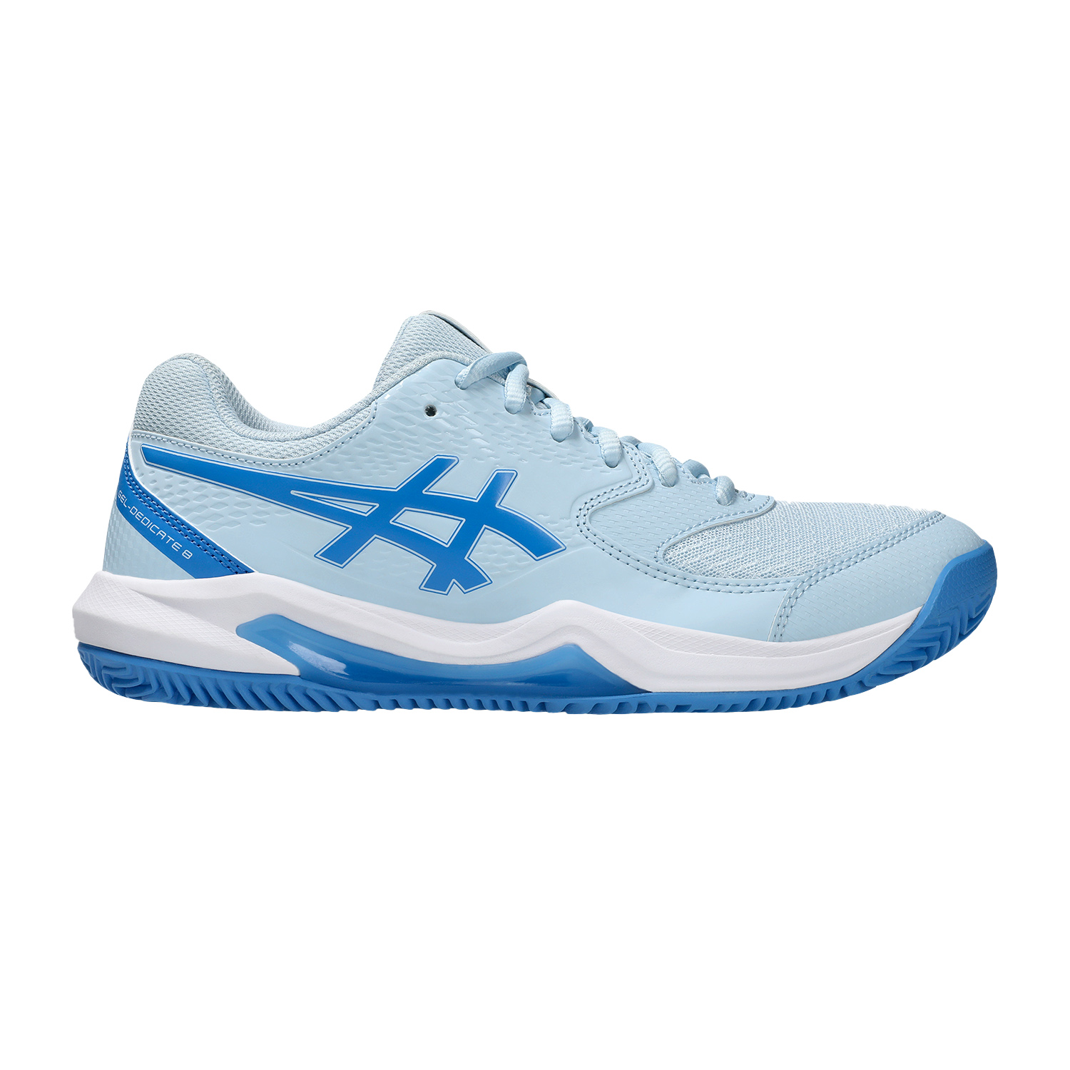 Asics Gel Dedicate 8 Clay Women's Tennis Shoes - Light Blue