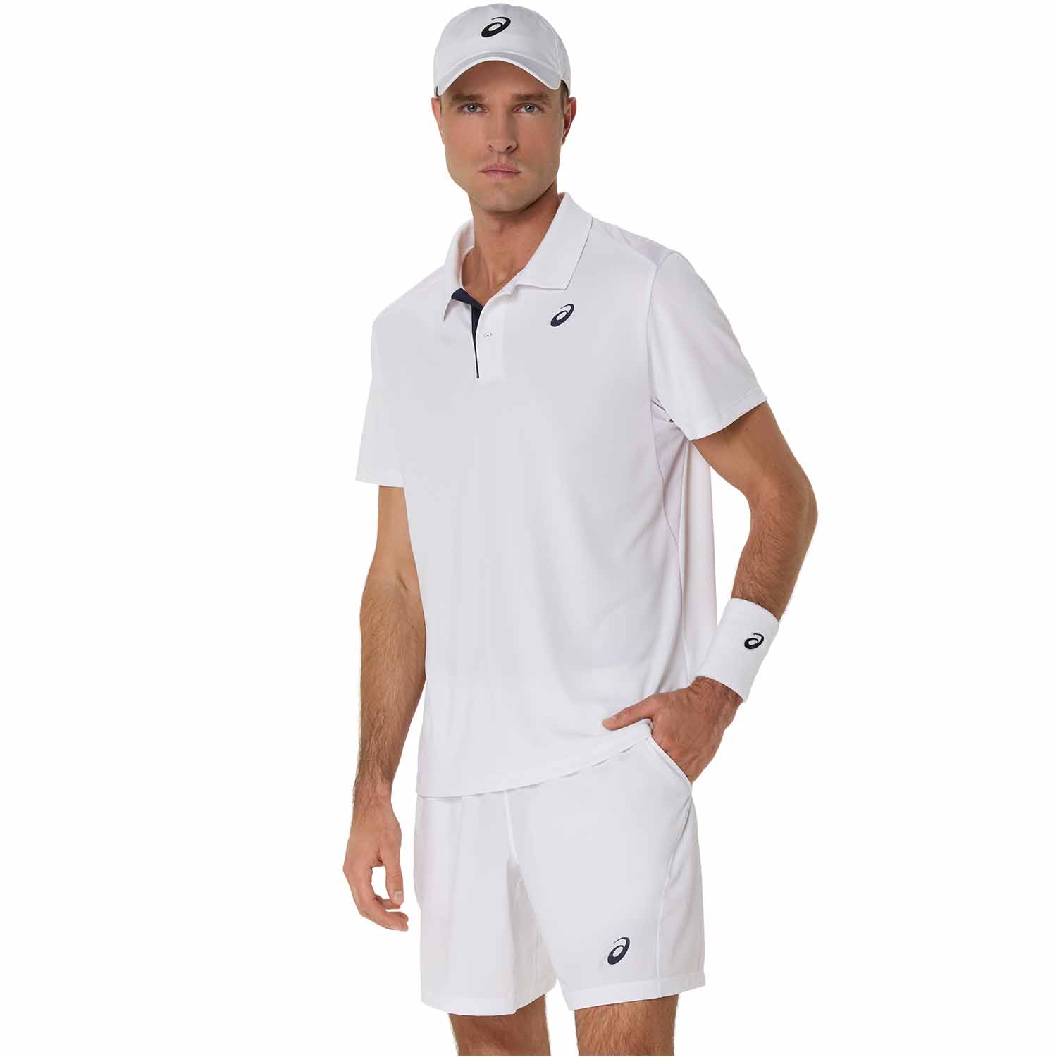 ASICS Court Pro Polo - Brilliant White