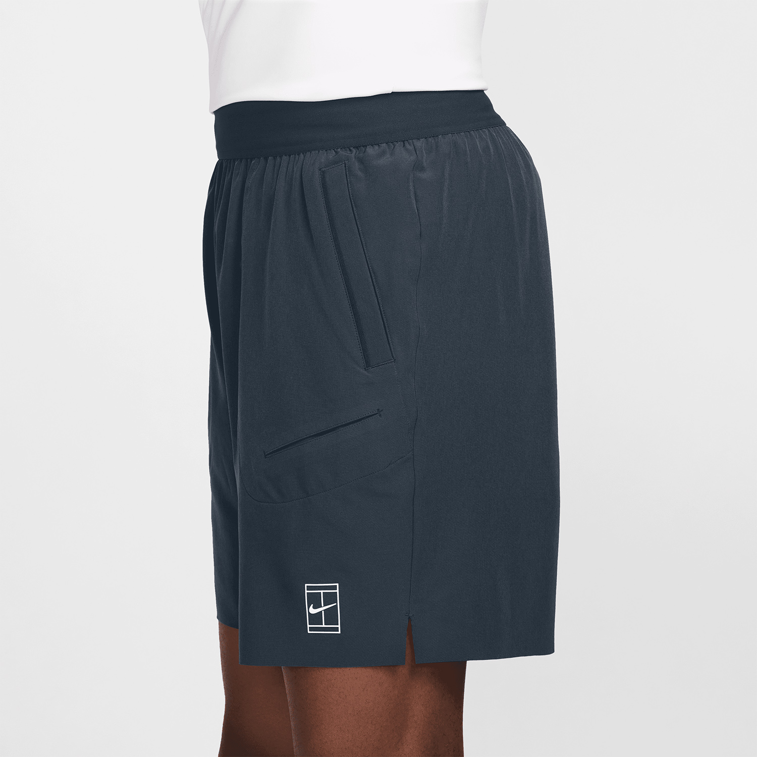 Nike Court Advantage 8in Shorts - Armory Navy/White