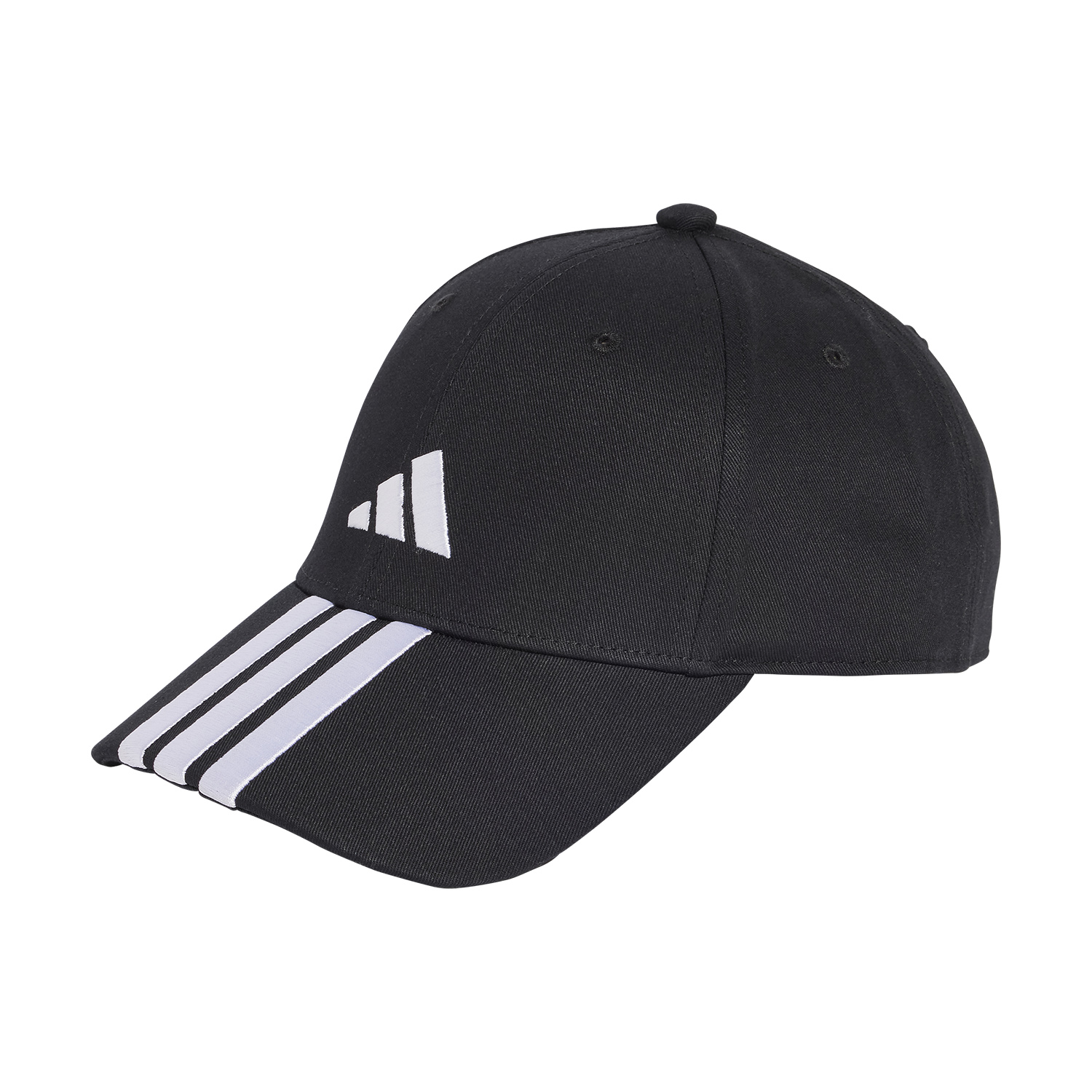 adidas Baseball 3 Stripes Gorra - Black/White