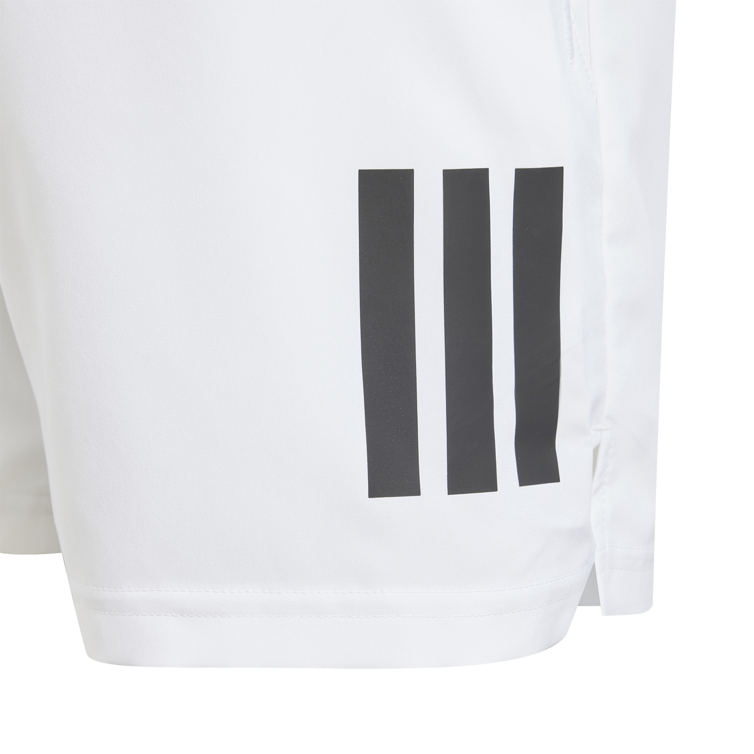 adidas Club 3 Stripes 5in Pantaloncini Bambino - White