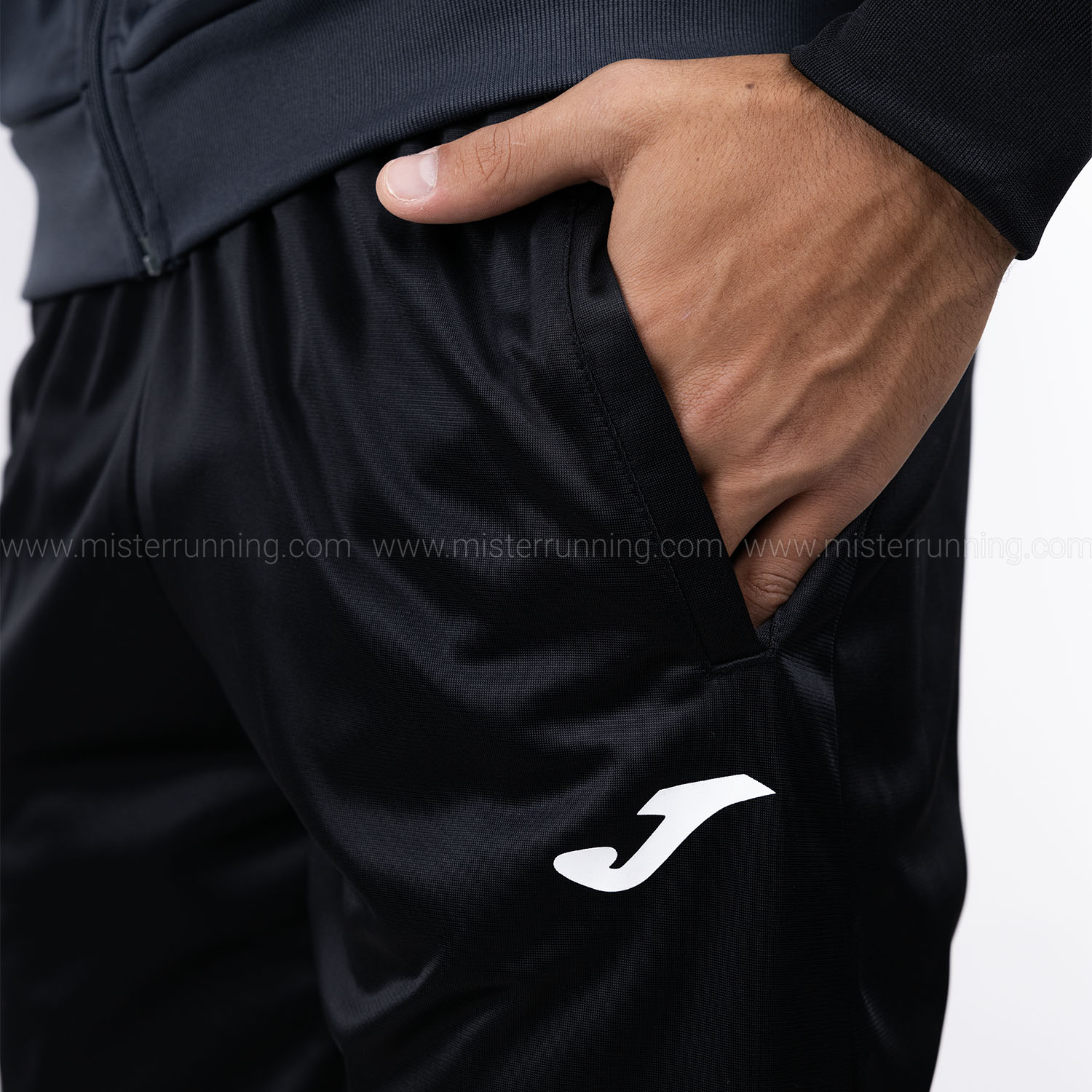 Joma Academy IV Tracksuit - Anthracite/Black